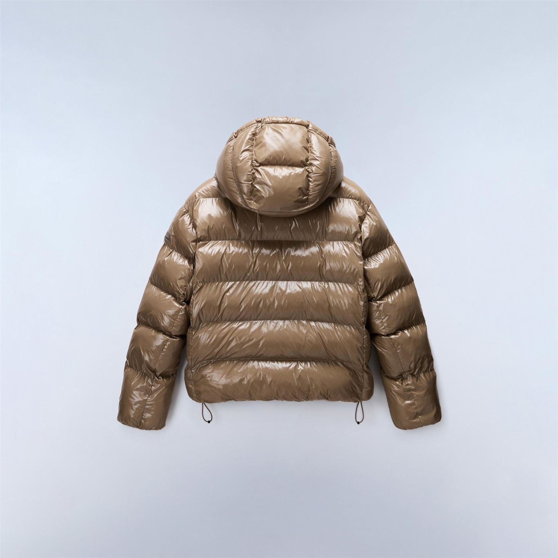 Napapijri Glane Mirror Zip Adjustable Hood Short Puffer Jacket