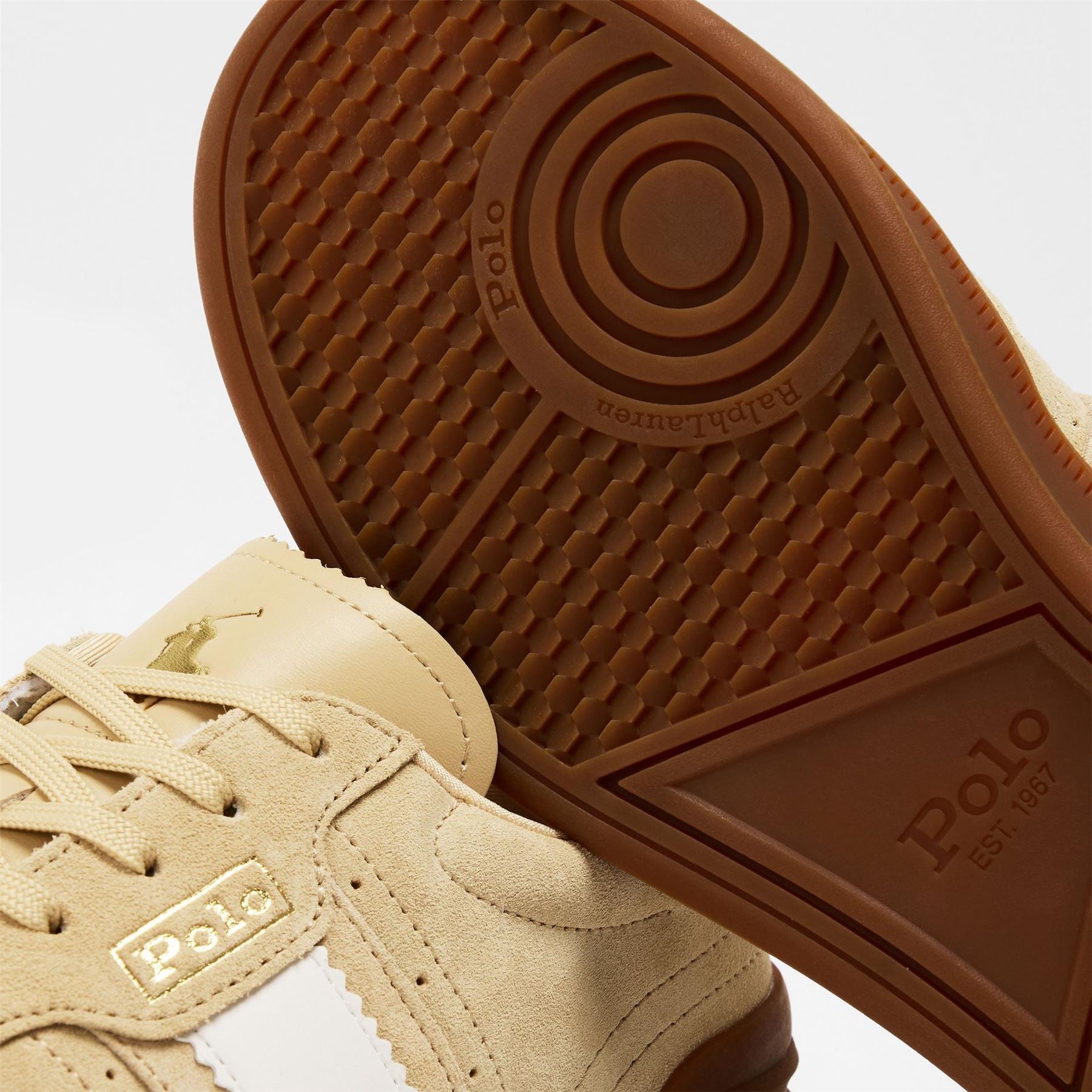 Polo Ralph Lauren Leather Court Trainers
