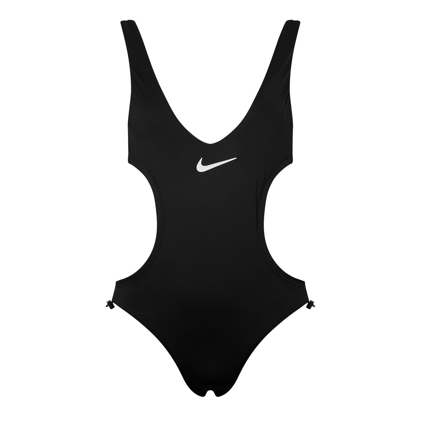 Nike Womens Explore Wild Cutout One Piece Swimsuit