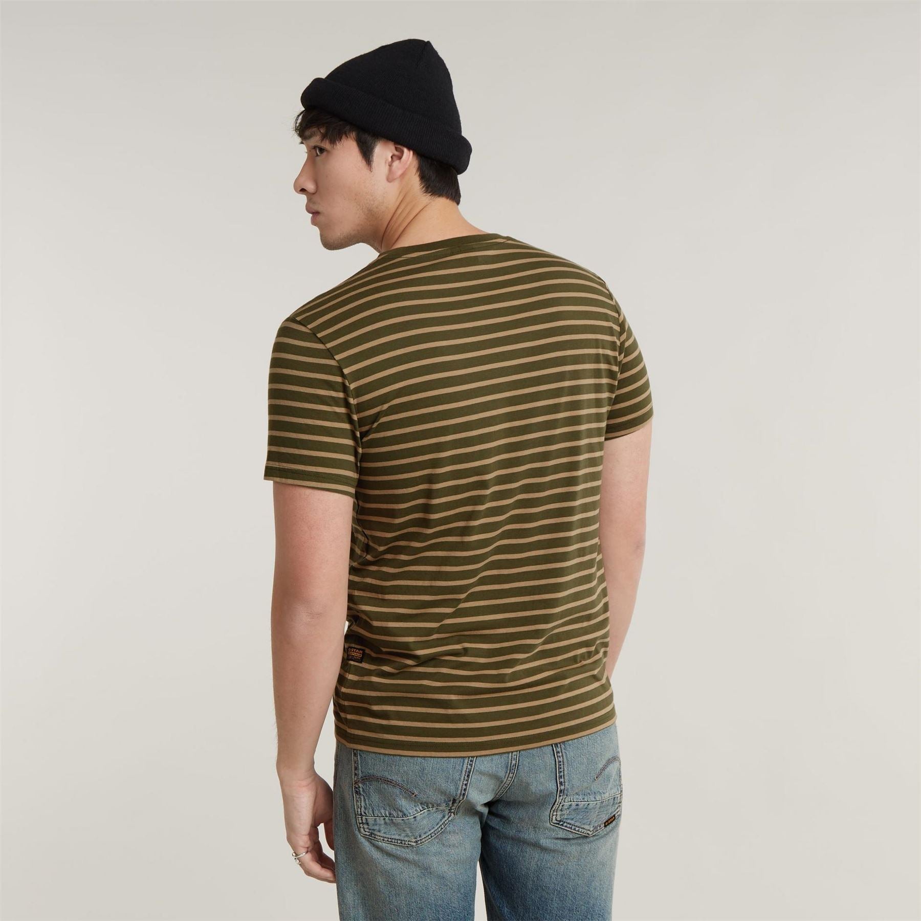 G Star Striped Short Sleeve Regular Fit T-Shirt