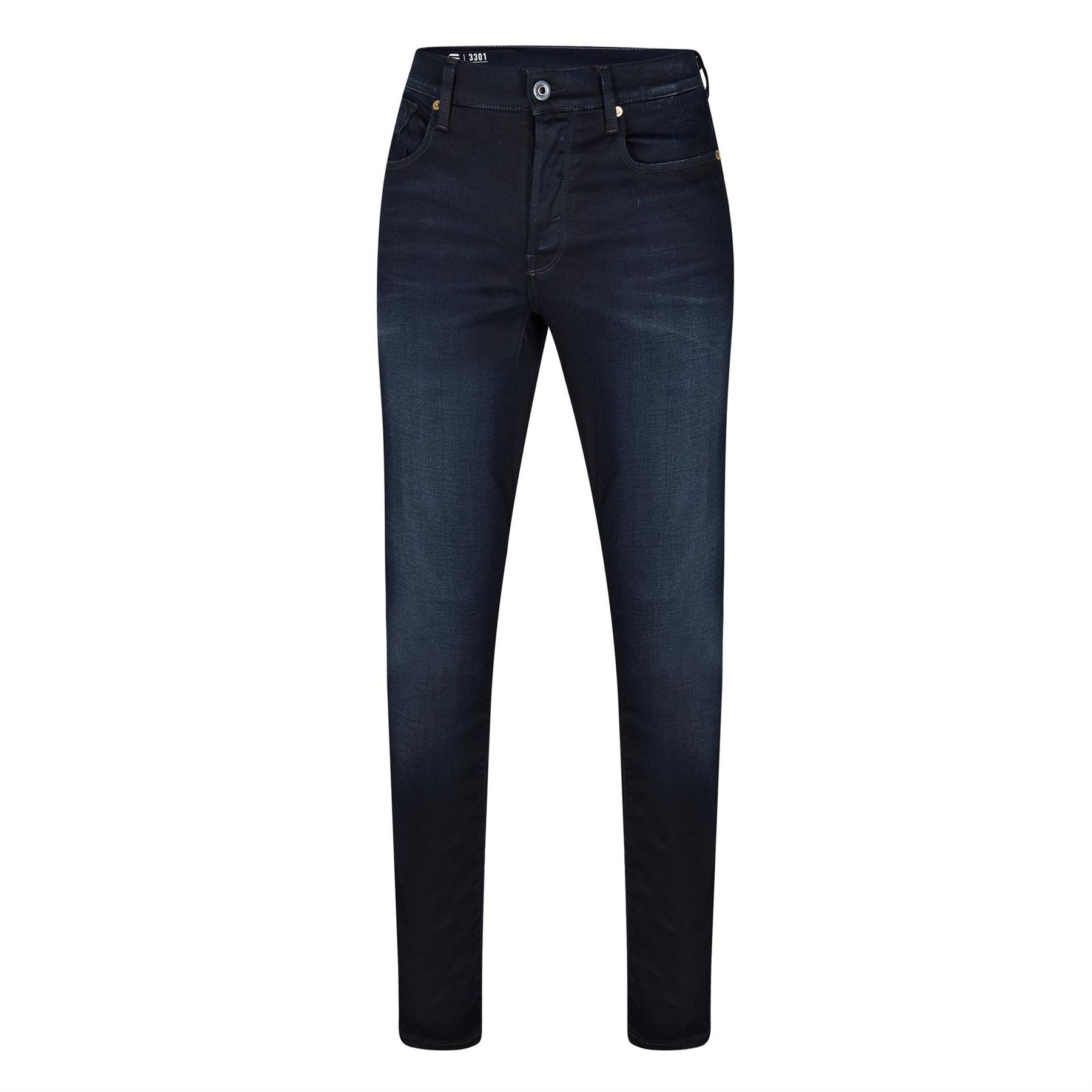 G Star Slim Fit Jeans In Blue Black Stretch Denim