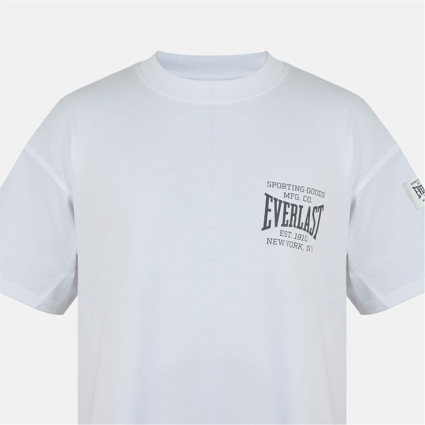Everlast NYC Rib Crew Neck Short Sleeve Boyfriend T-Shirt
