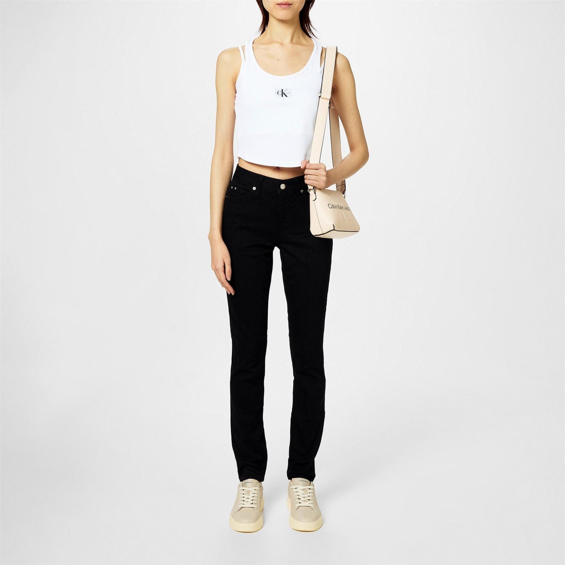 Calvin Klein Jeans Mid Rise Skinny Jeans