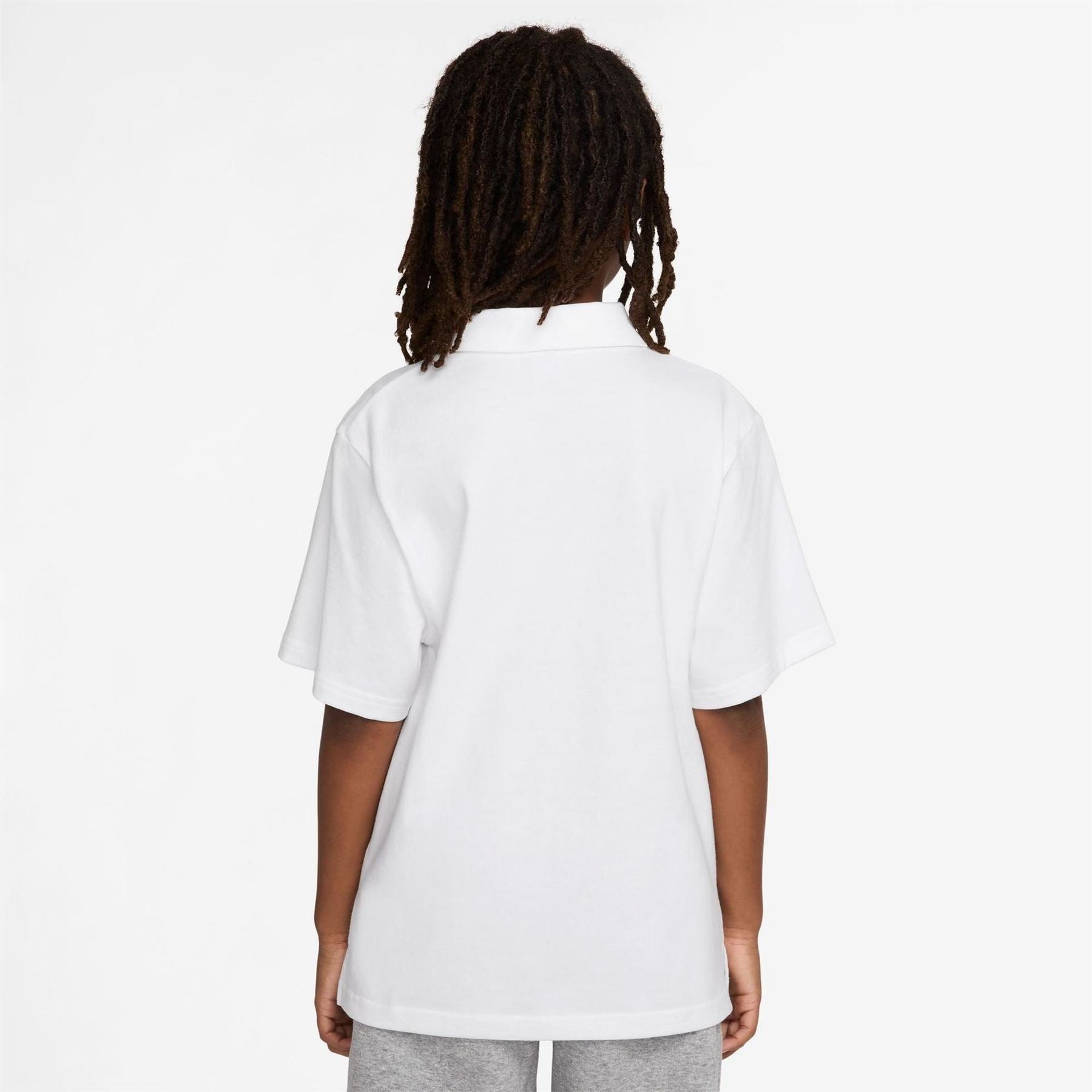 Nike Bold Logo Collared Neck Short Sleeve Polo Shirt