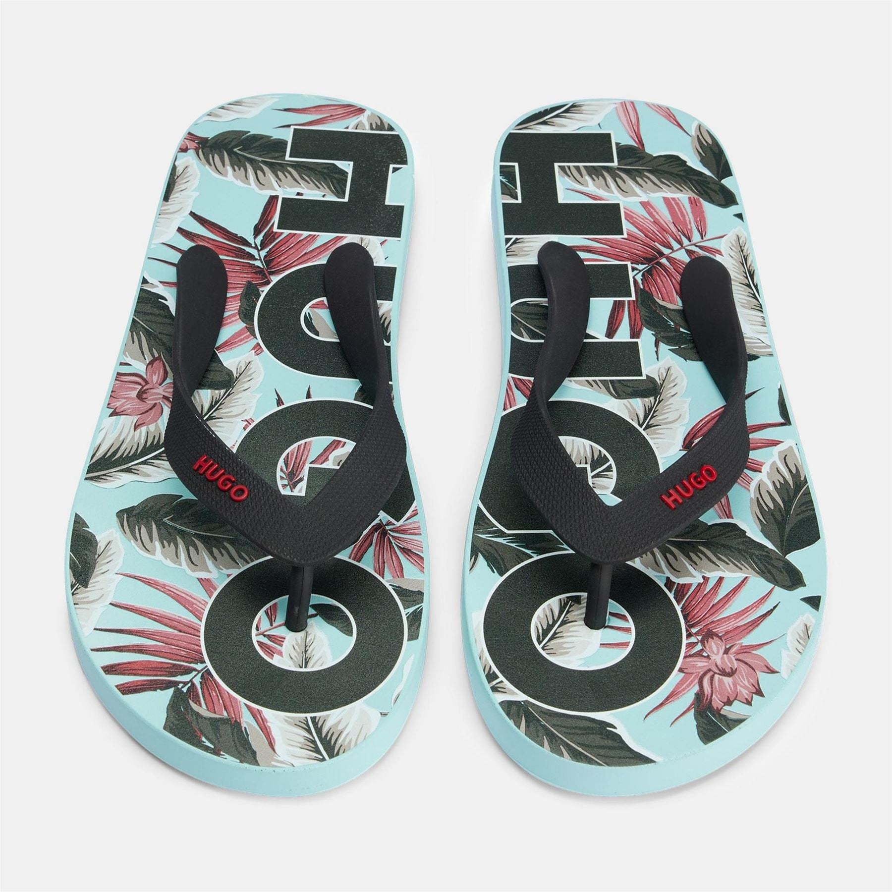 Hugo Arvel Floral Thong Toe Flip Flops