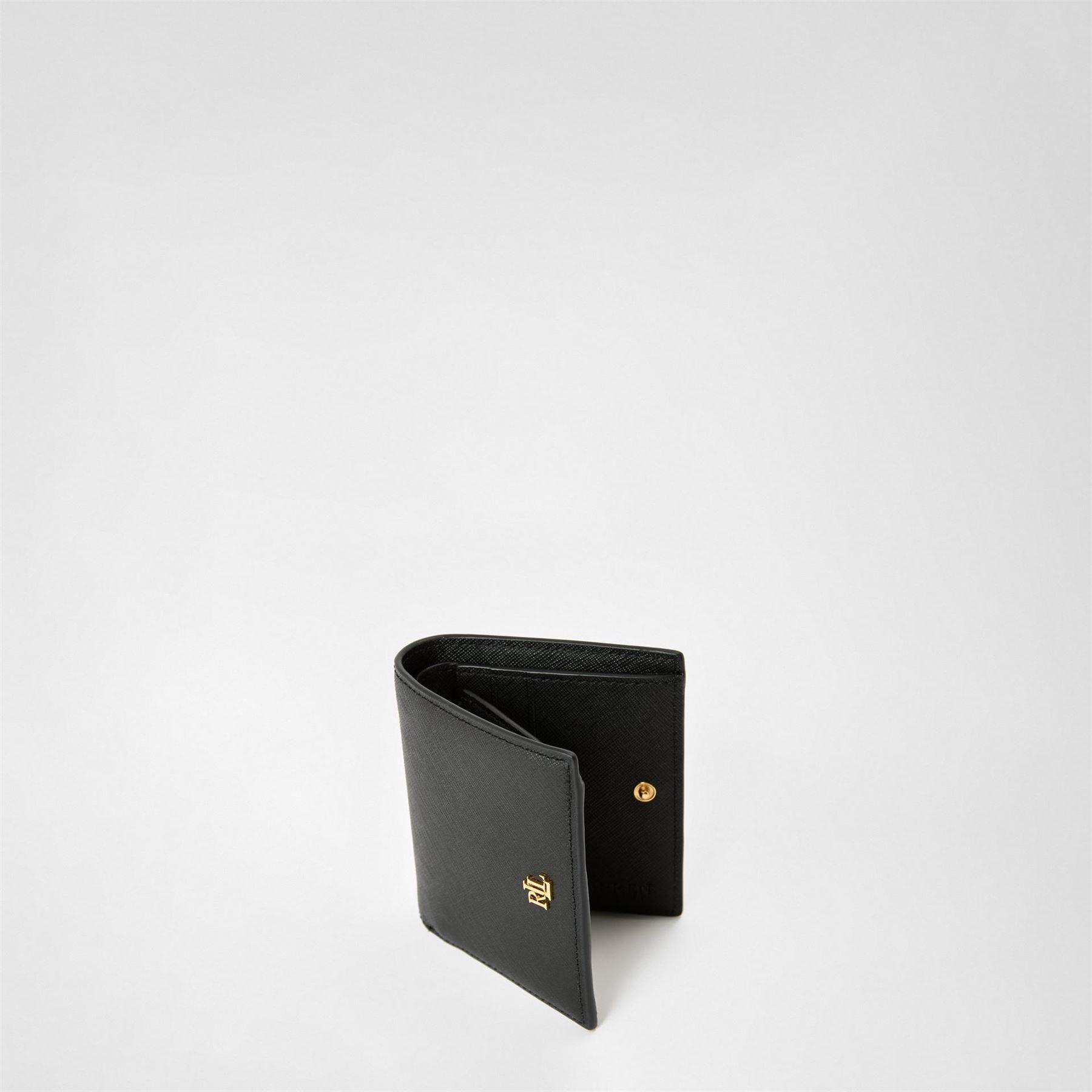 Lauren by Ralph Lauren Real Leather Compact Trifold Wallet