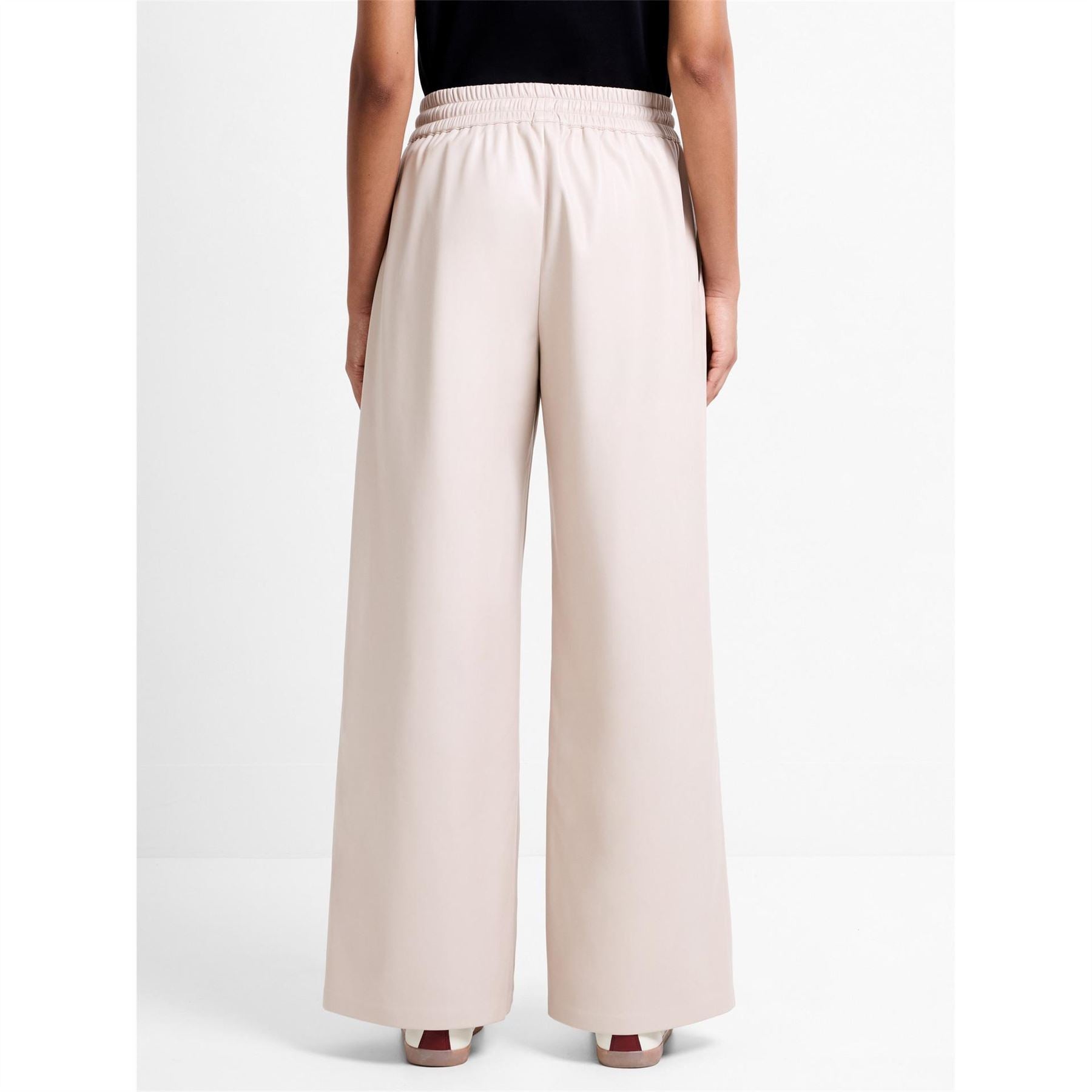 French Connection Tasha Solid Patterned Palazzo Pants