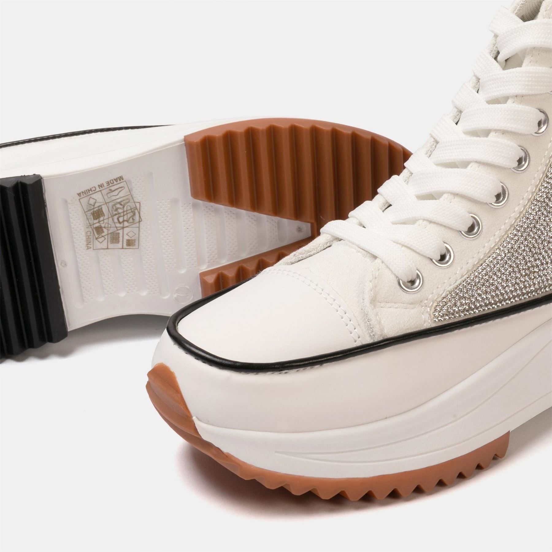 Firetrap Platform Hi Top Ladies Trainers