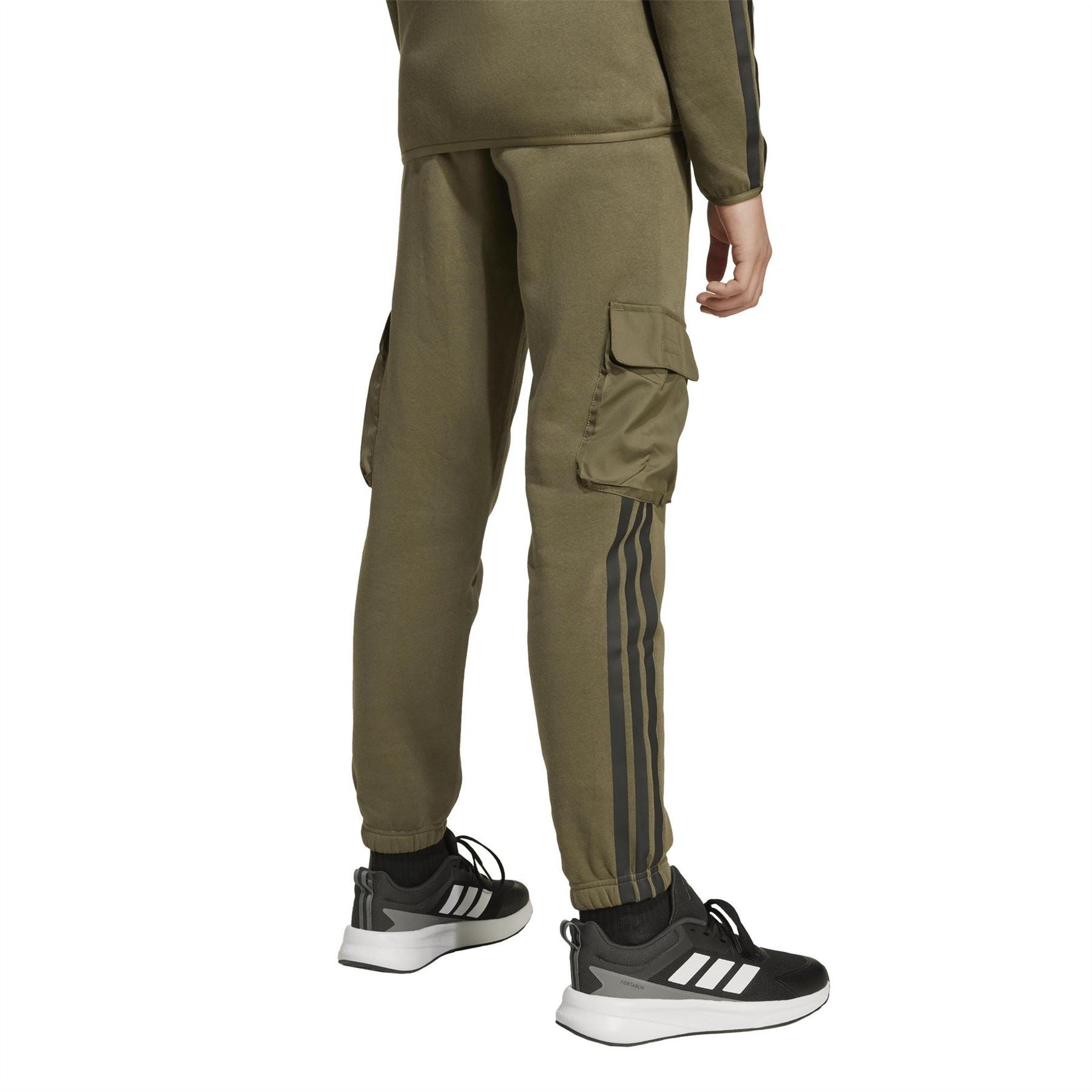 adidas Utility Fleece Cargo Joggers Juniors