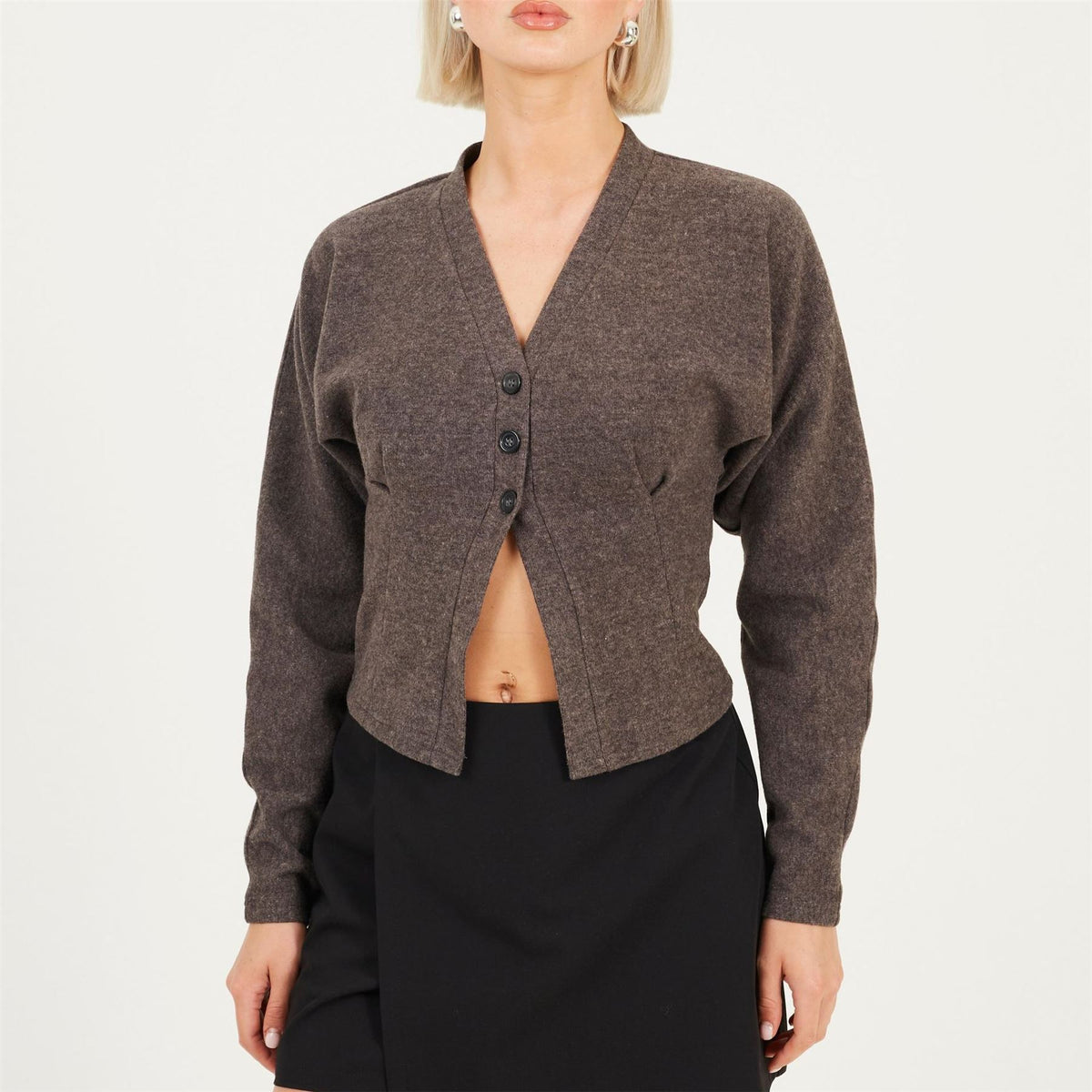 Brave Soul Soul Ladies Long Sleeve Button Down Top