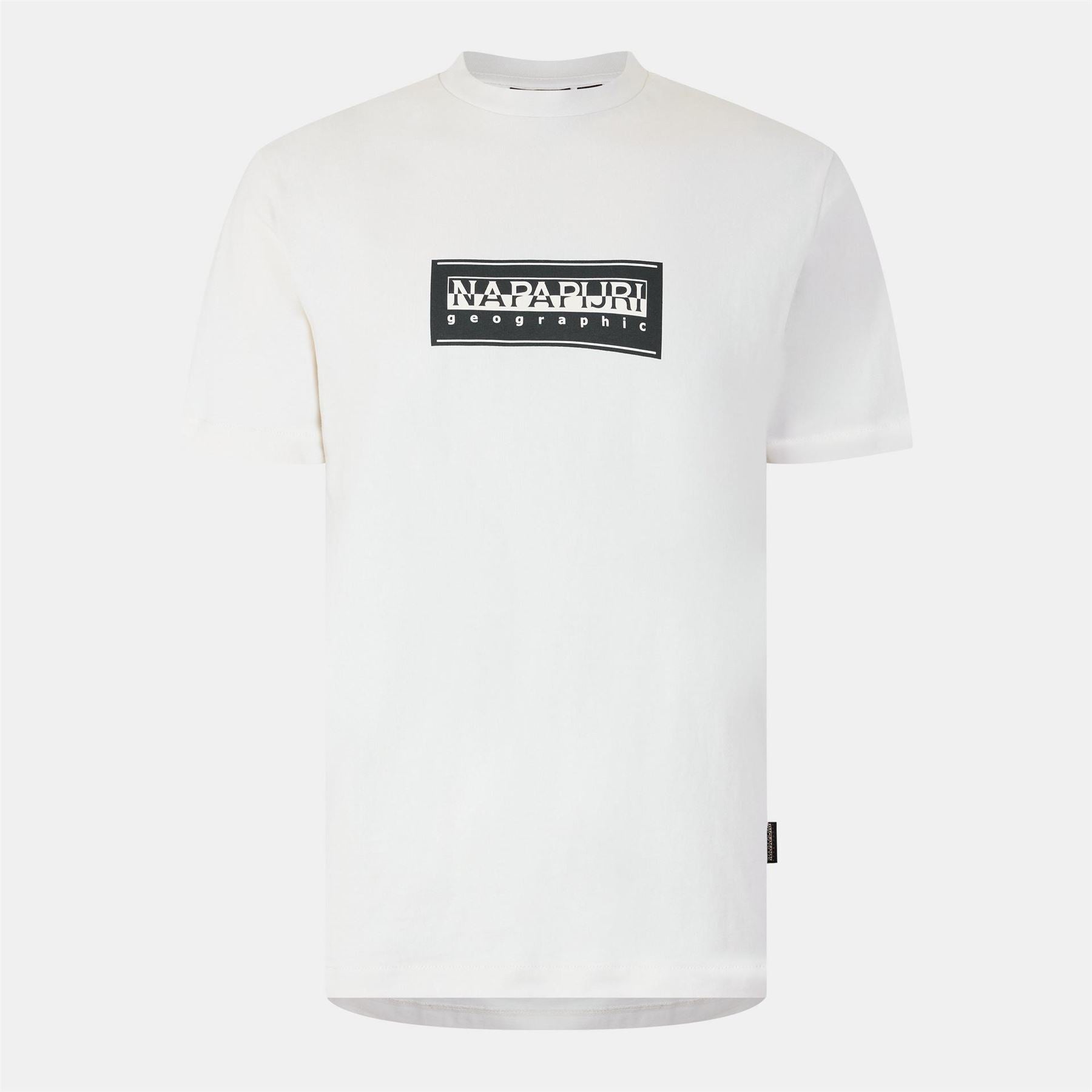 Napapijri Box Print Crew Neck Regular Fit T-Shirt