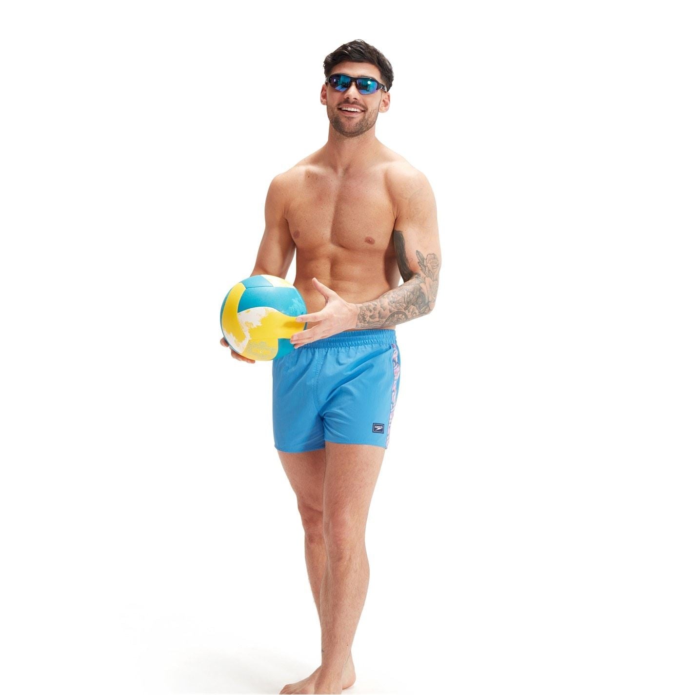 Speedo Retro 13 Inch Side Strip Swim Shorts