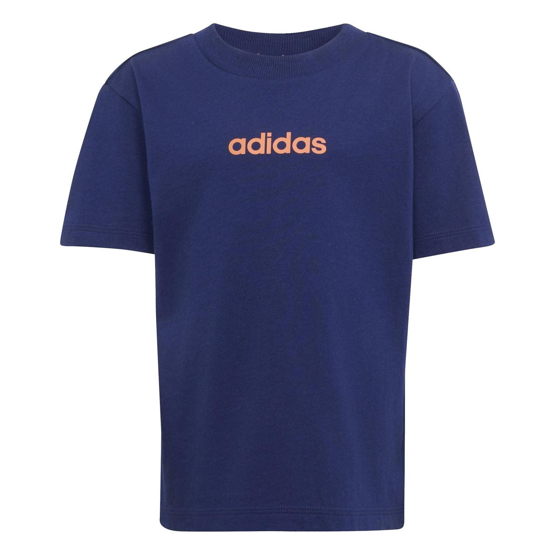adidas Lin Cotton Short Sleeve T-Shirt And Shorts Clothing Set