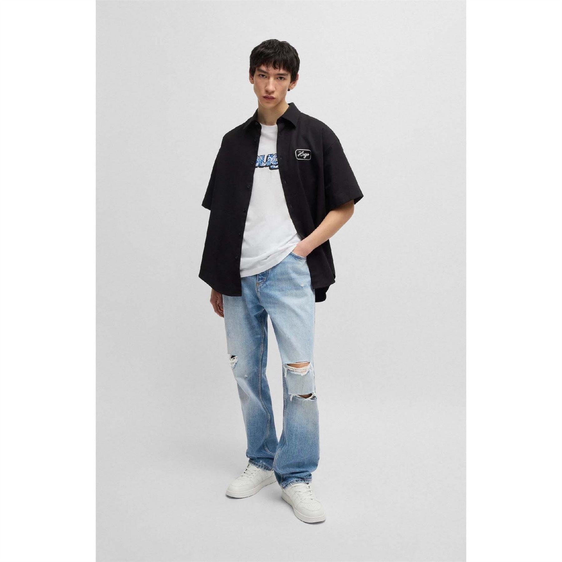 Hugo Baggy Fit Jeans