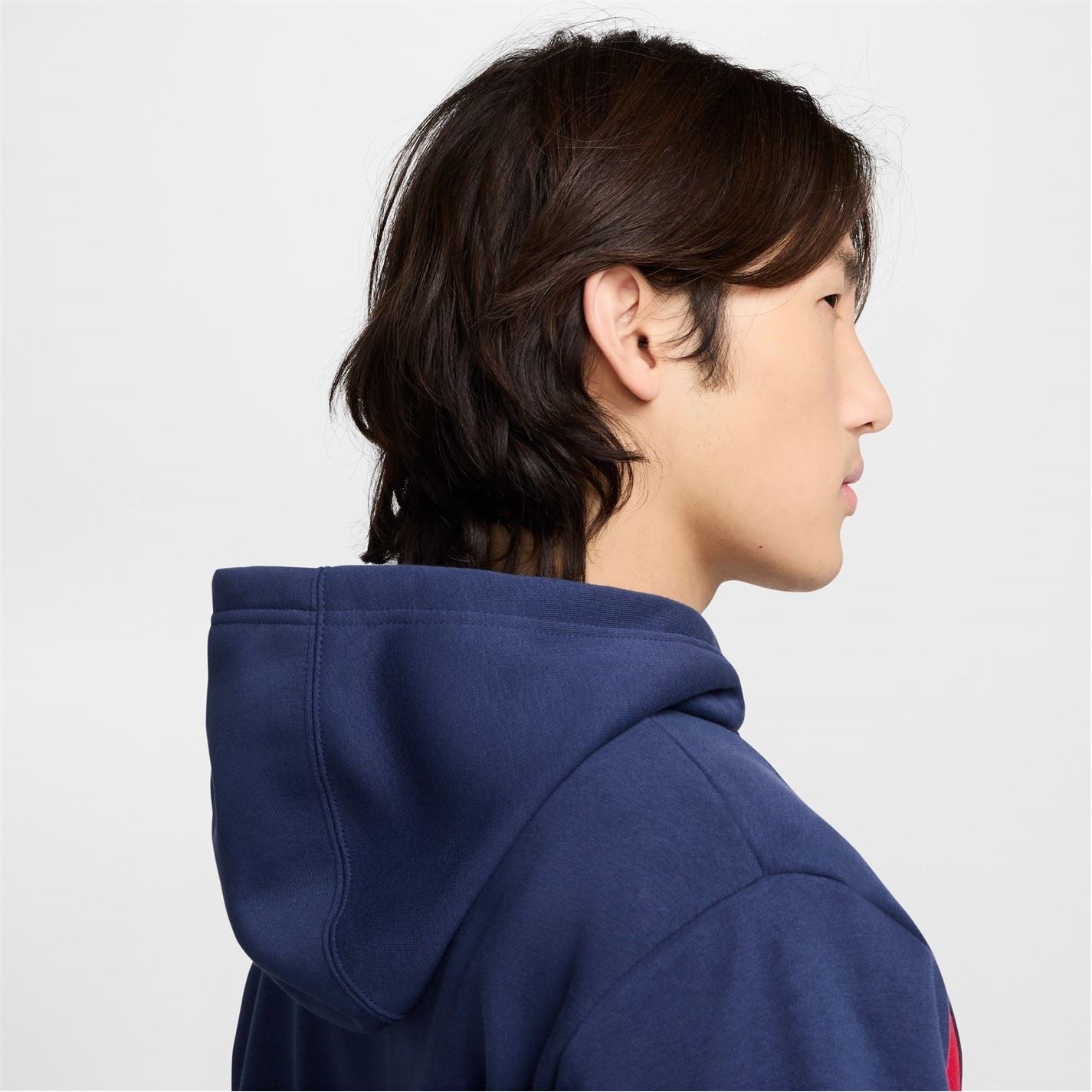 Nike Hooded Relaxed Fit Long Sleeve Sweatshirt