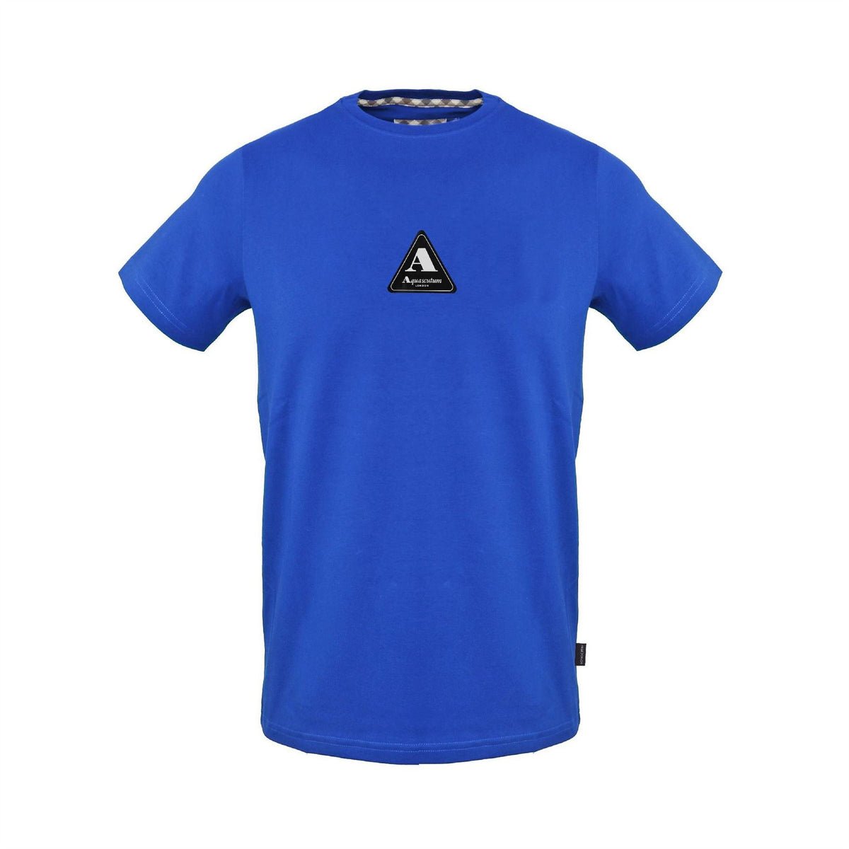Aquascutum Rubber Badge Crew Neck Short Sleeve Jersey T-Shirt