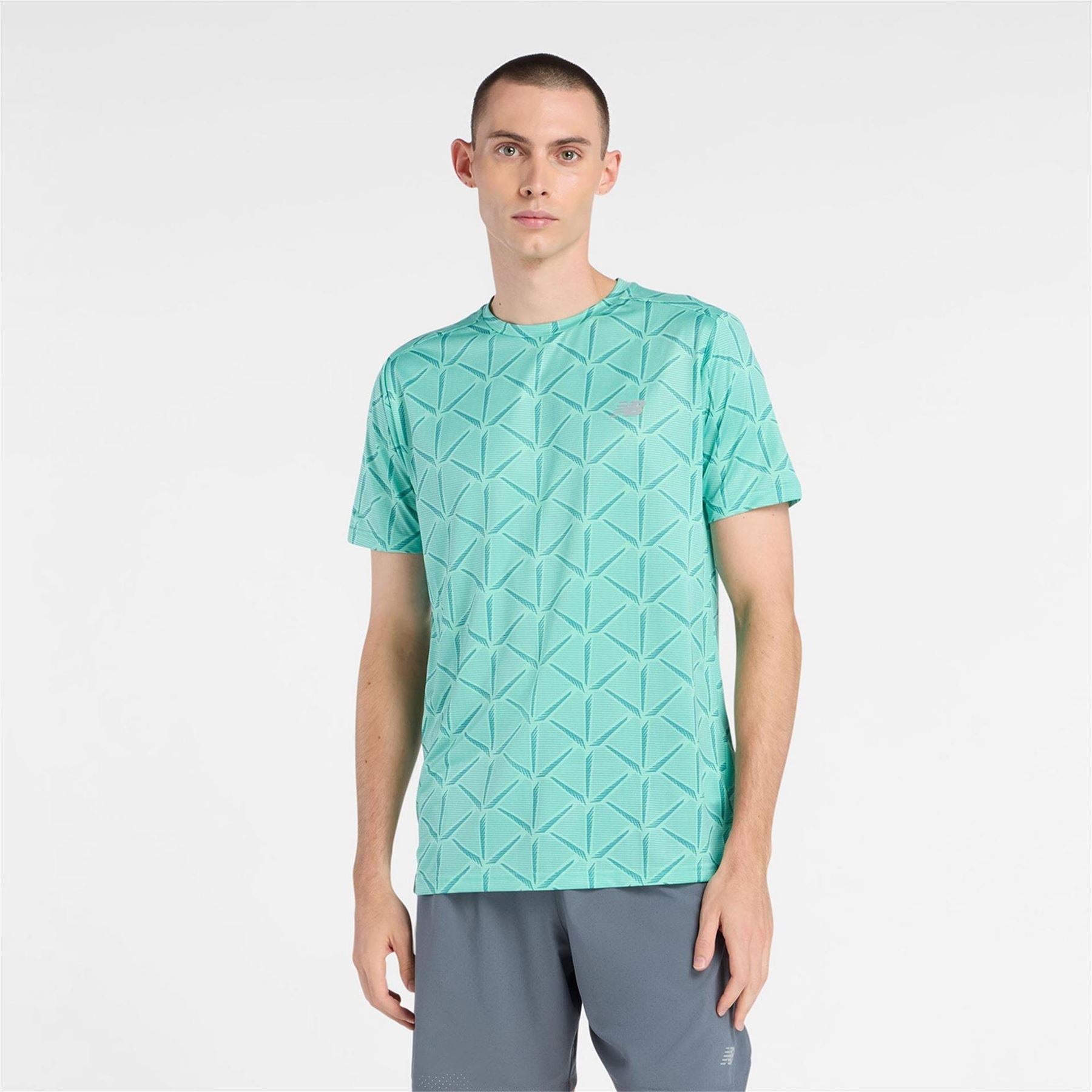 New Balance Short Sleeve Performance Gym Top
