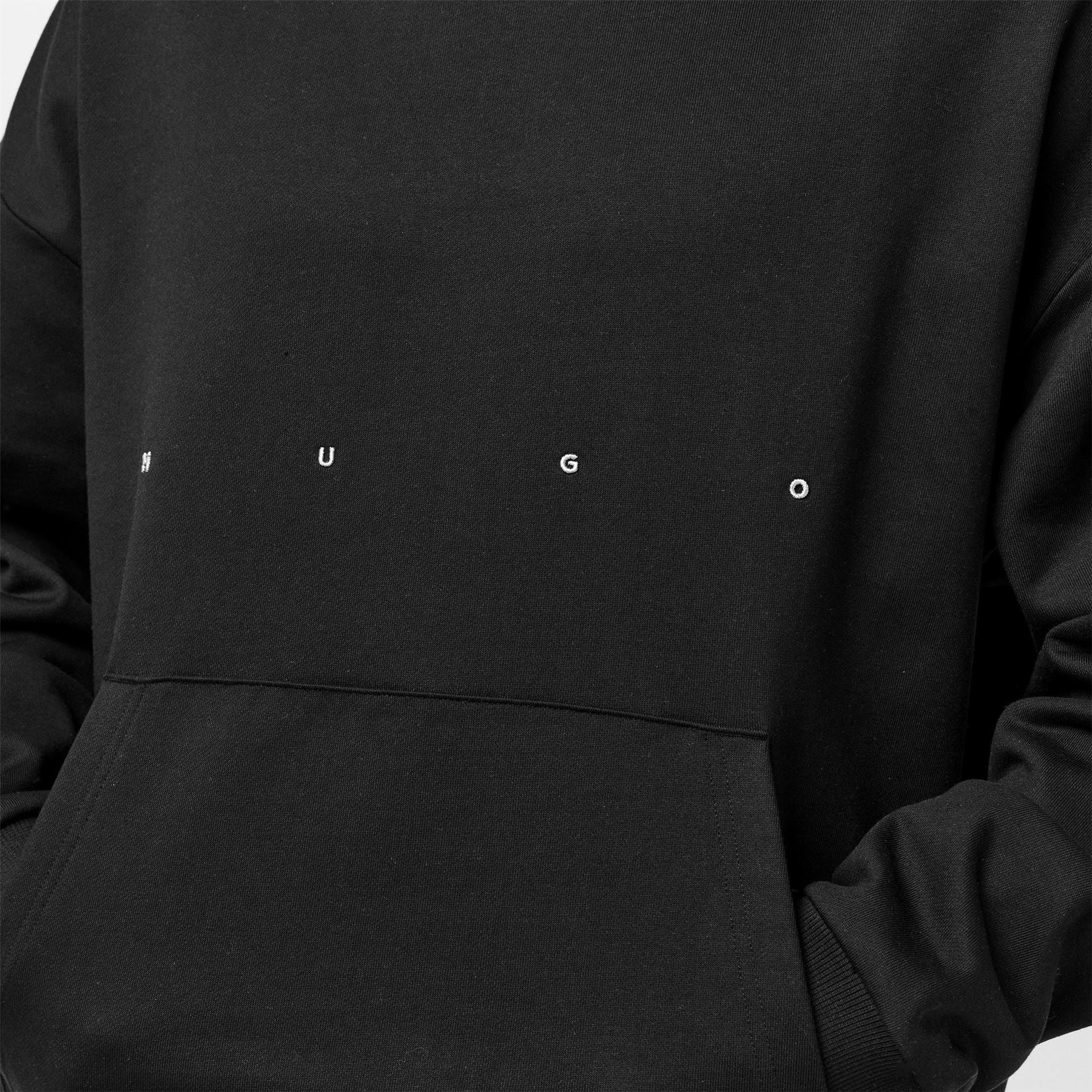 Hugo Red Cotton Pull Over Hoodie