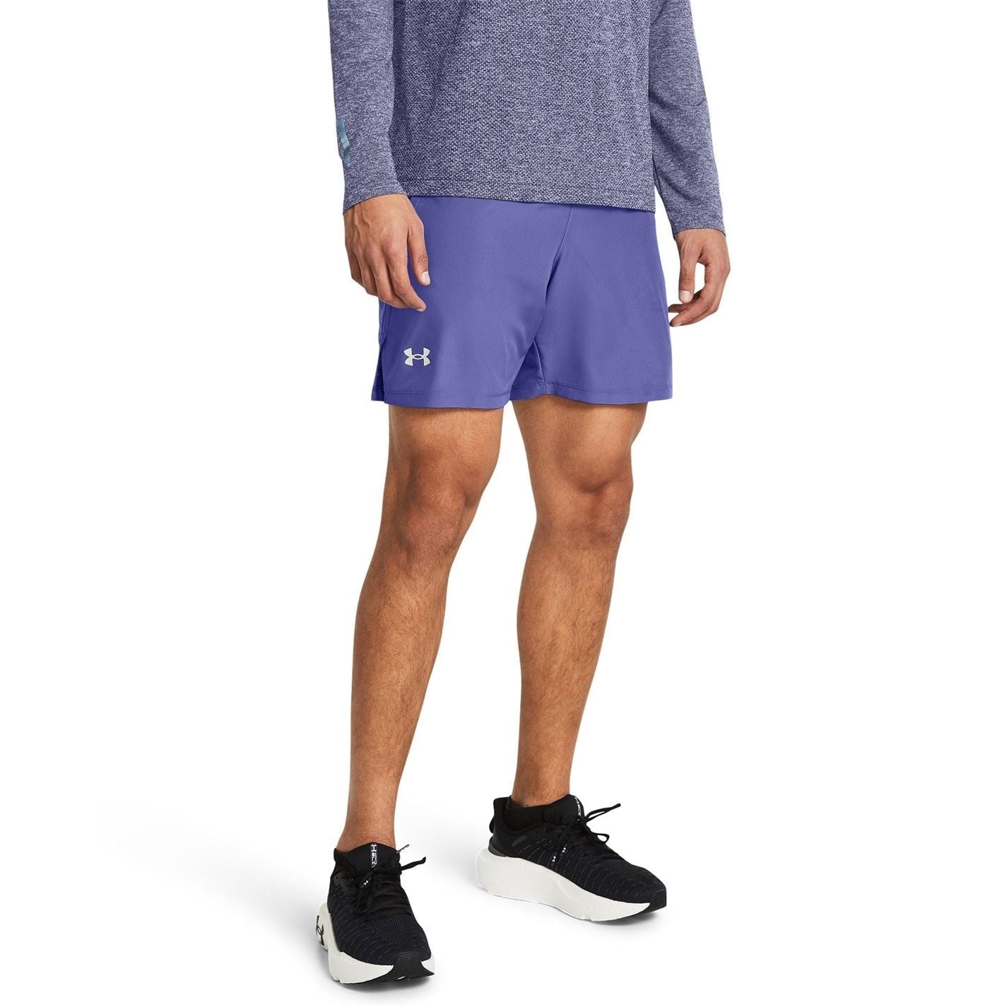 Under Armour Mens Armour Ua Launch 2 In 1 7 Shorts
