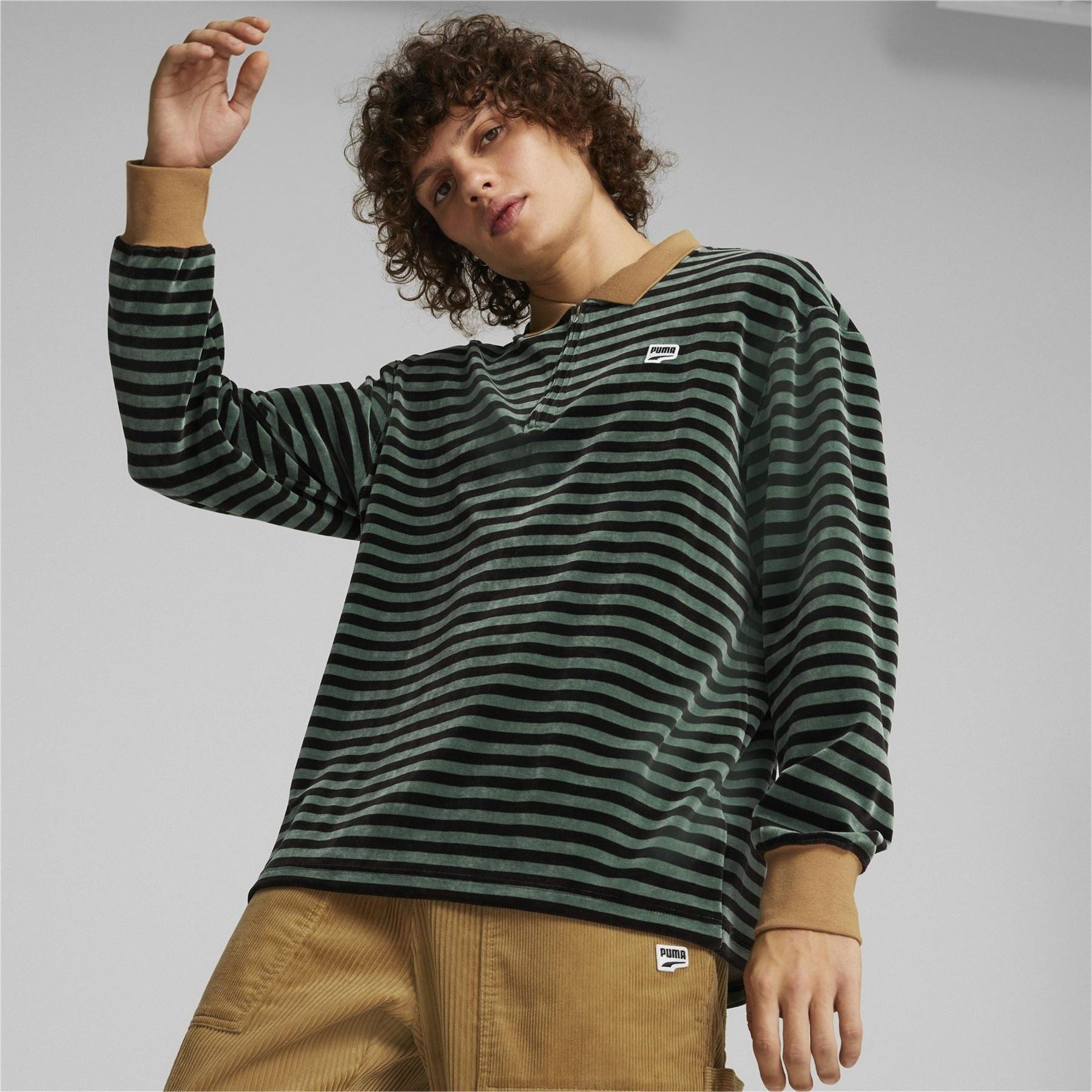 Puma Long Sleeve Polo Shirt