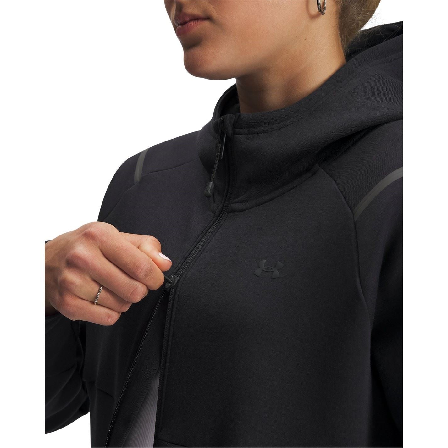 Under Armour Relaxed Fit Hooded Neck Raglan Sleeve Sweatshirt