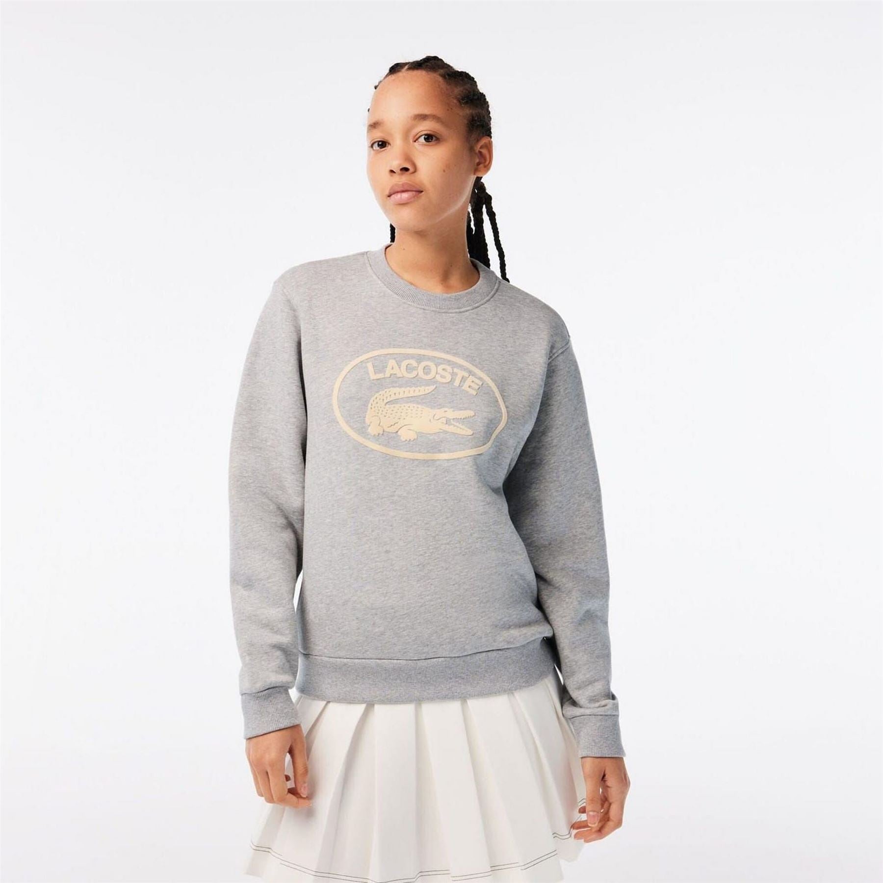 Lacoste Fit Organic Cotton Fleece Sweatshirt