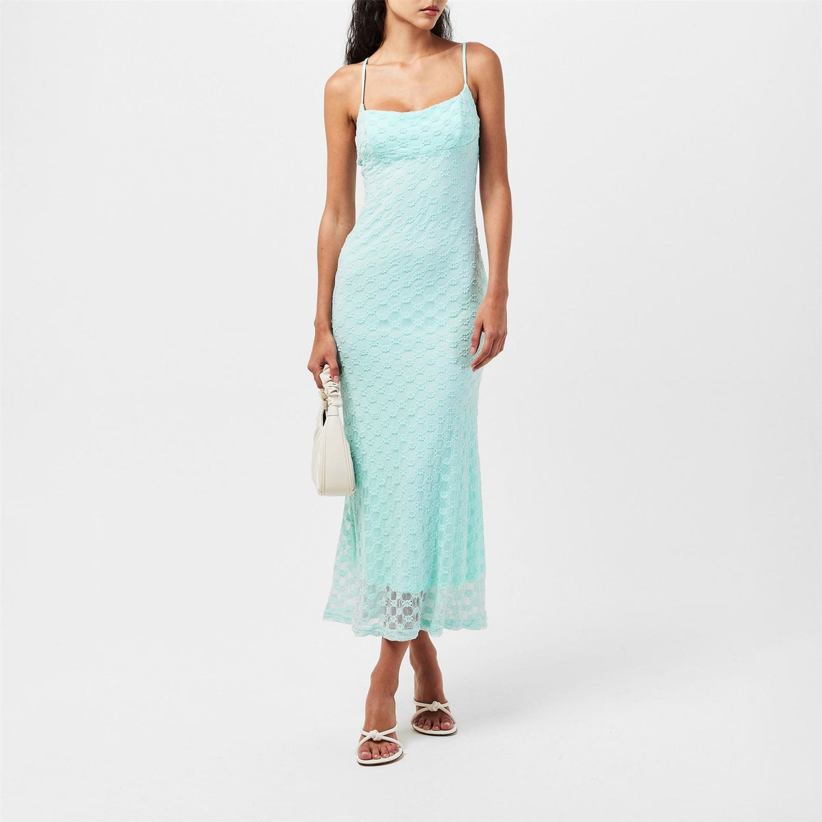 Bardot Mesh Midi Dress