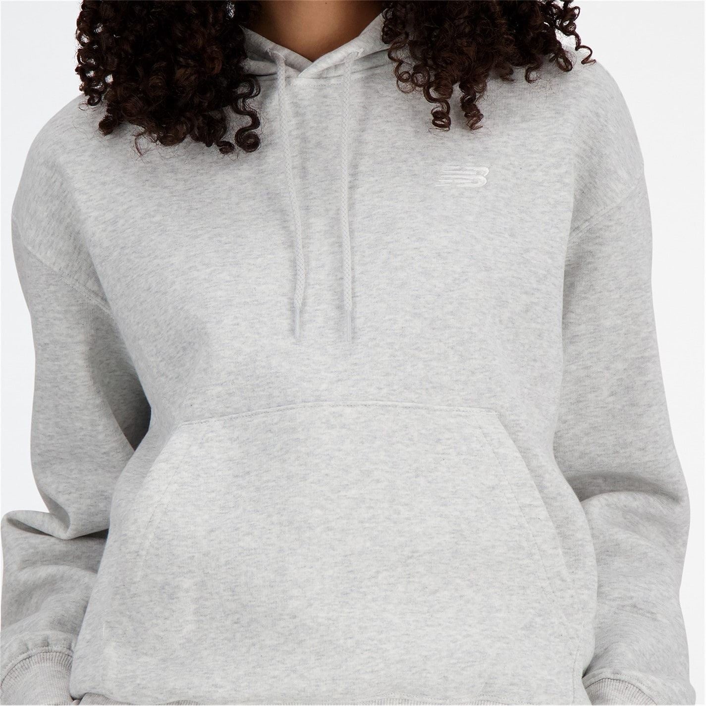 New Balance Terry Relaxed Fit Kangaroo Pocket Hooded Neck Sweatshirt