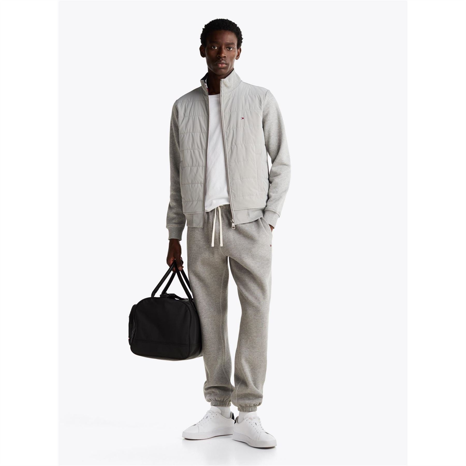 Tommy Hilfiger Cotton Long Sleeve Zip Hybrid Jacket