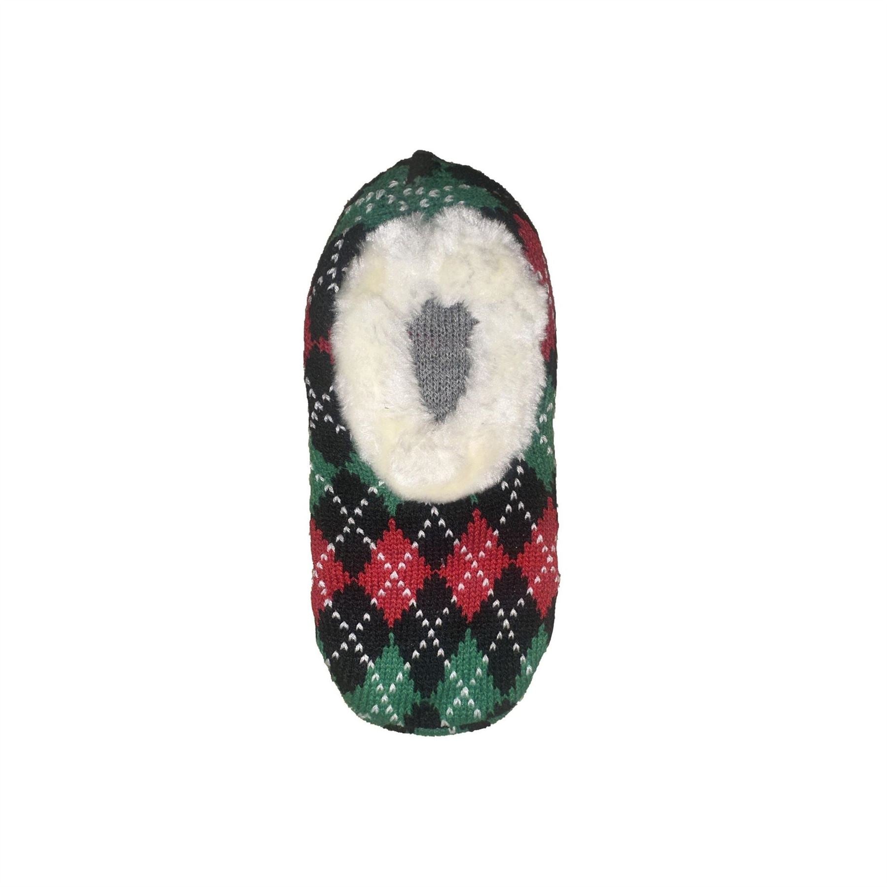 Miso Christmas Jacquard Machine Washable Slipper Socks