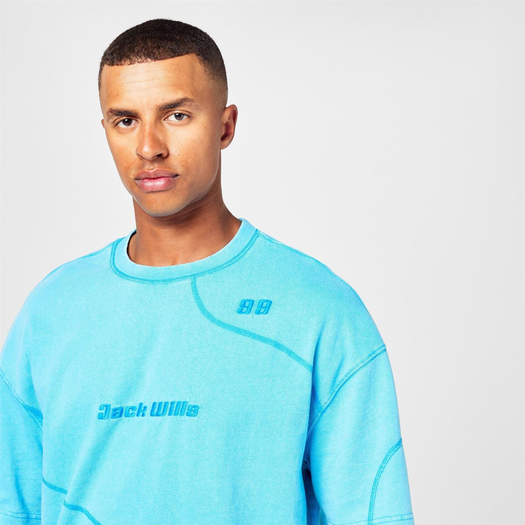 Jack Wills Sunbleach Cut  And  Sew T-Shirt