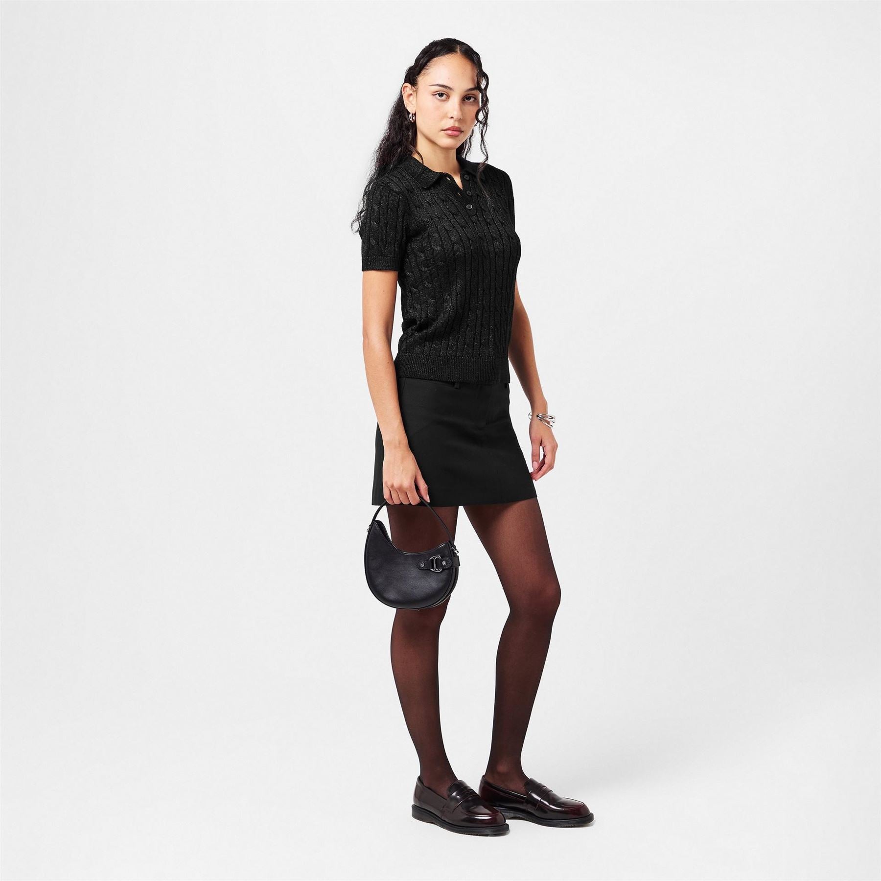 Lauren by Ralph Lauren Collared Neck Short Sleeve Regular Fit T-Shirt