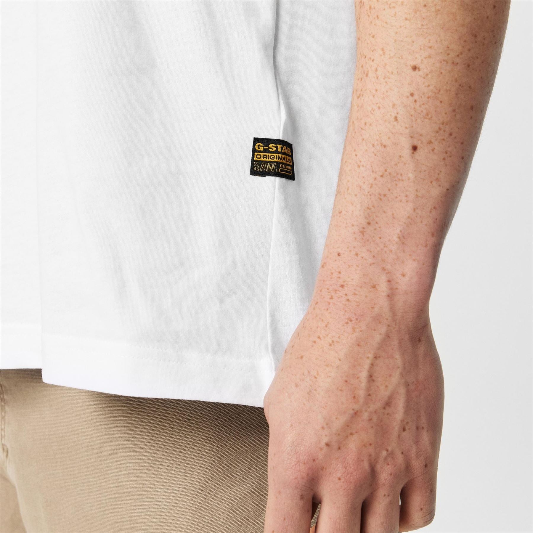 G Star 3D Dotted Crew Neck Regular Fit T-Shirt