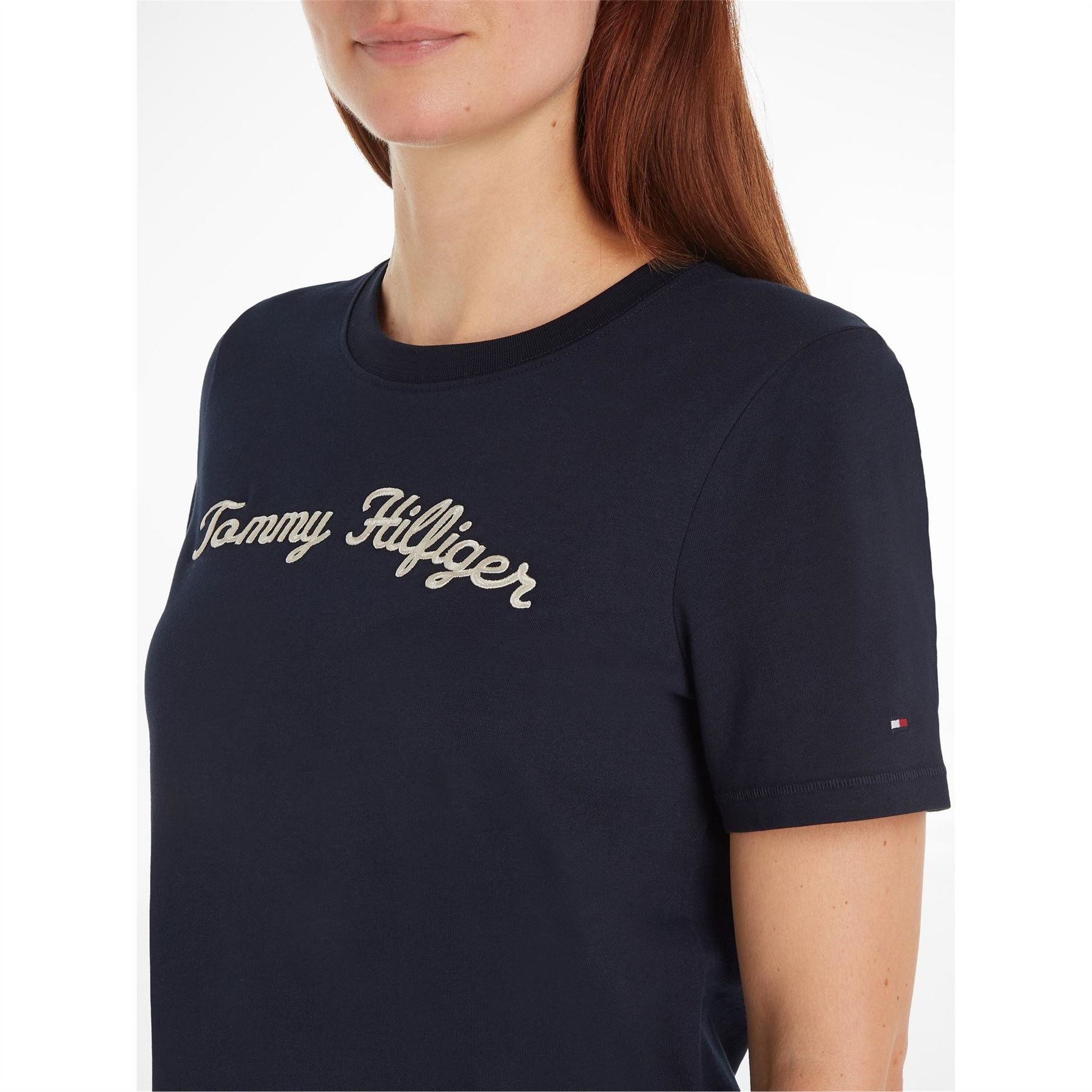 Tommy Hilfiger Script Short Sleeve Regular Fit T-Shirt