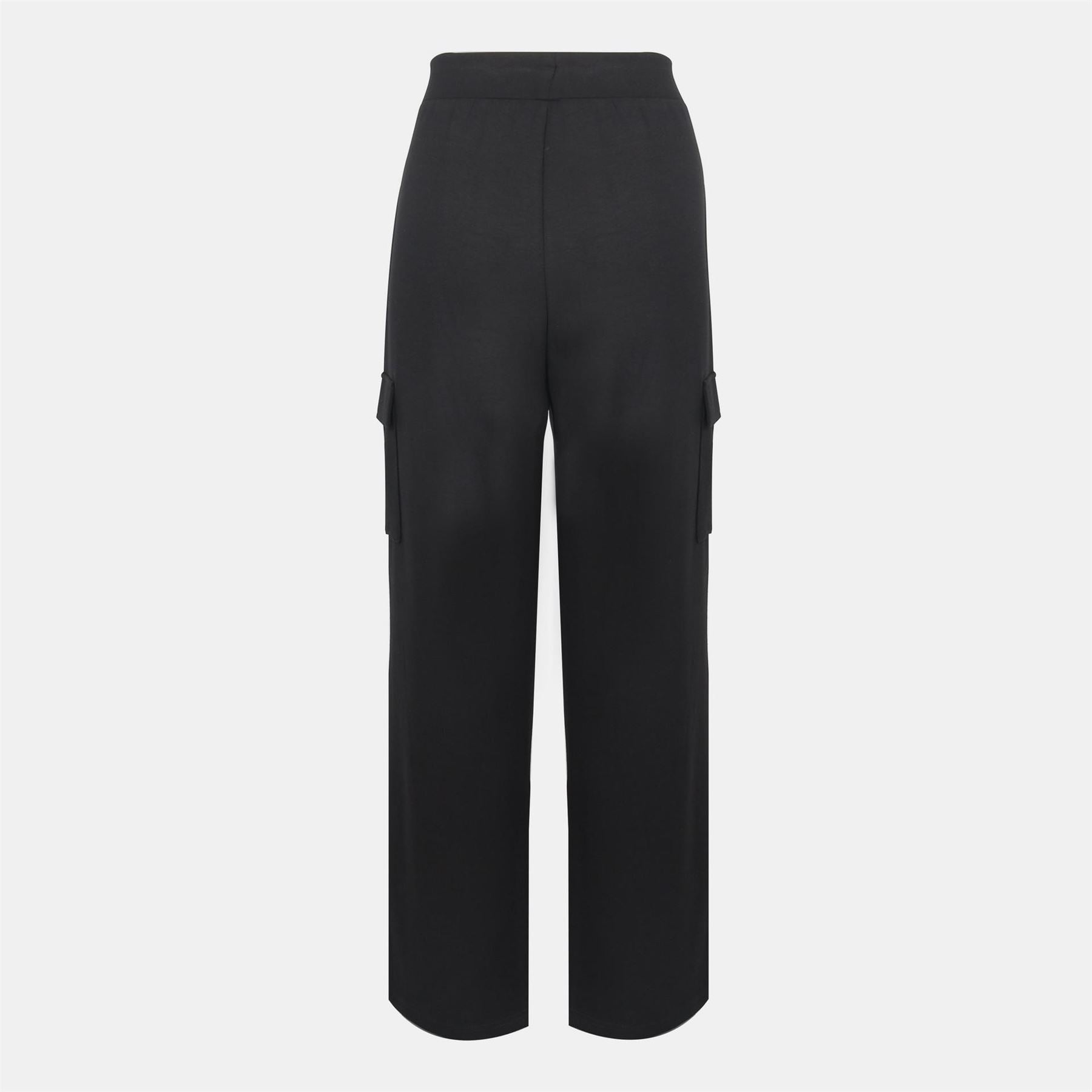Biba Solid Patterned Open Hem Joggers
