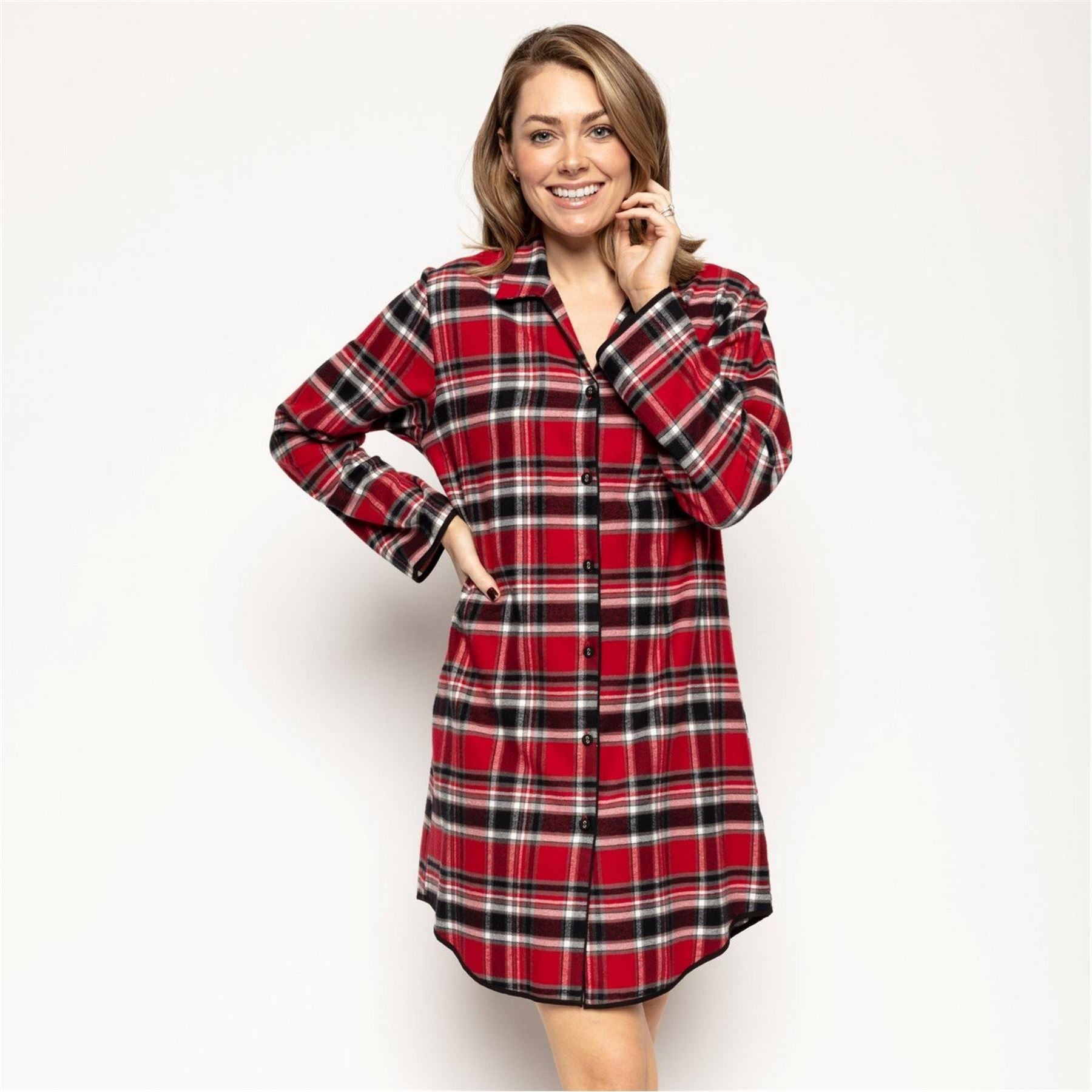 Cyberjammies Windsor Super Cosy Check Nightshirt