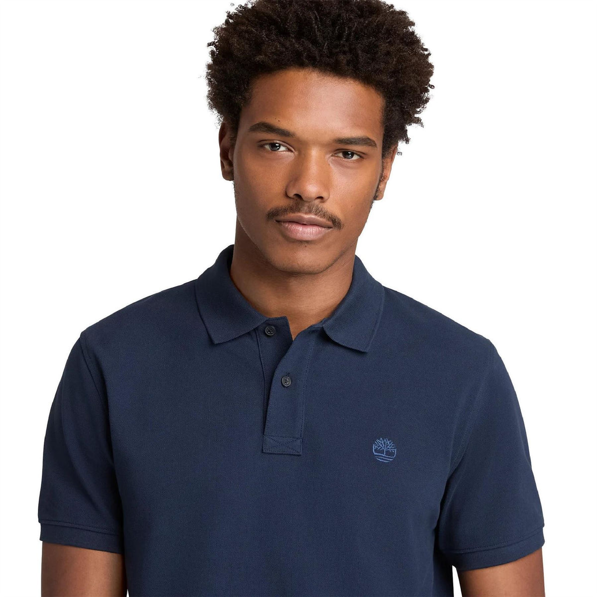 Timberland Millers Timberland Logo Collared Neck Short Sleeve Shirt