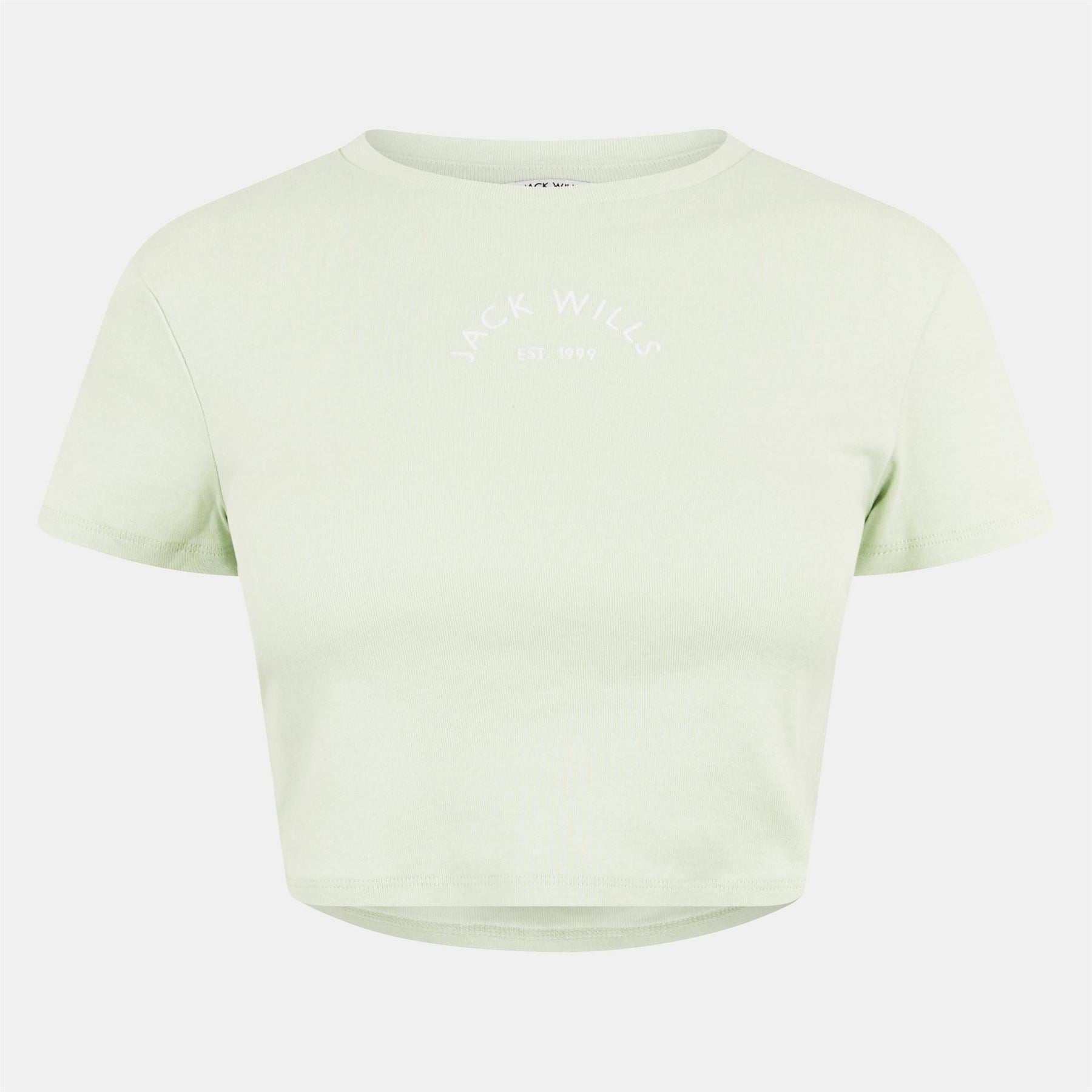 Jack Wills Cropped Baby Tee Ladies