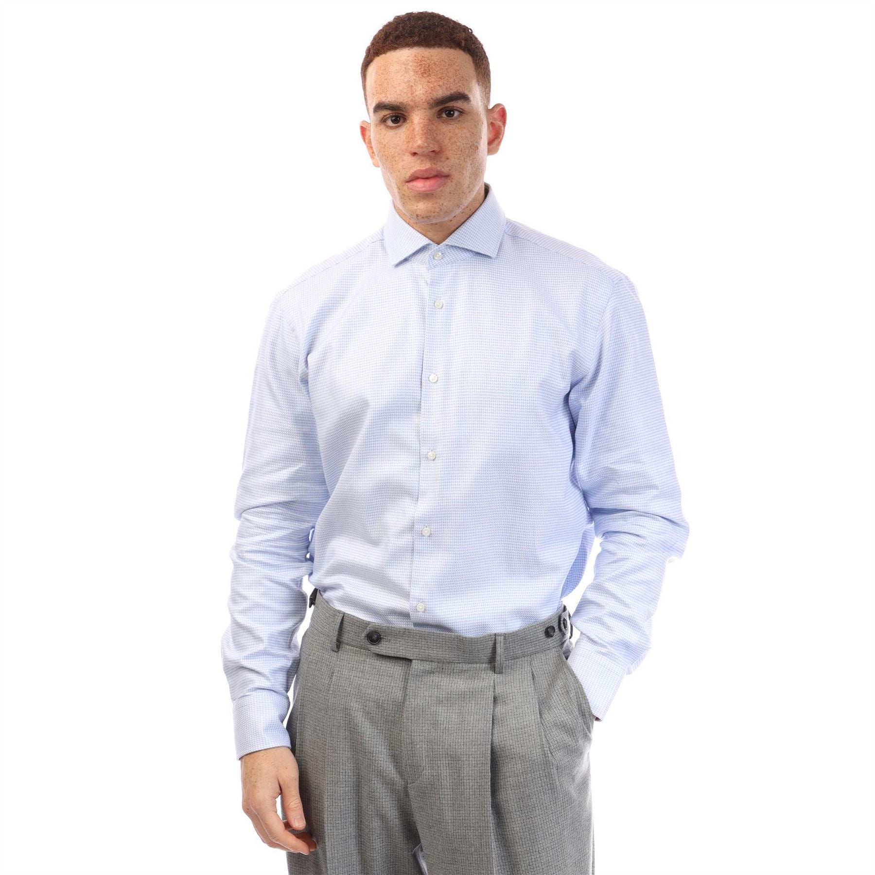 Boss H Joe Spread Long Sleeve Oxford Shirt