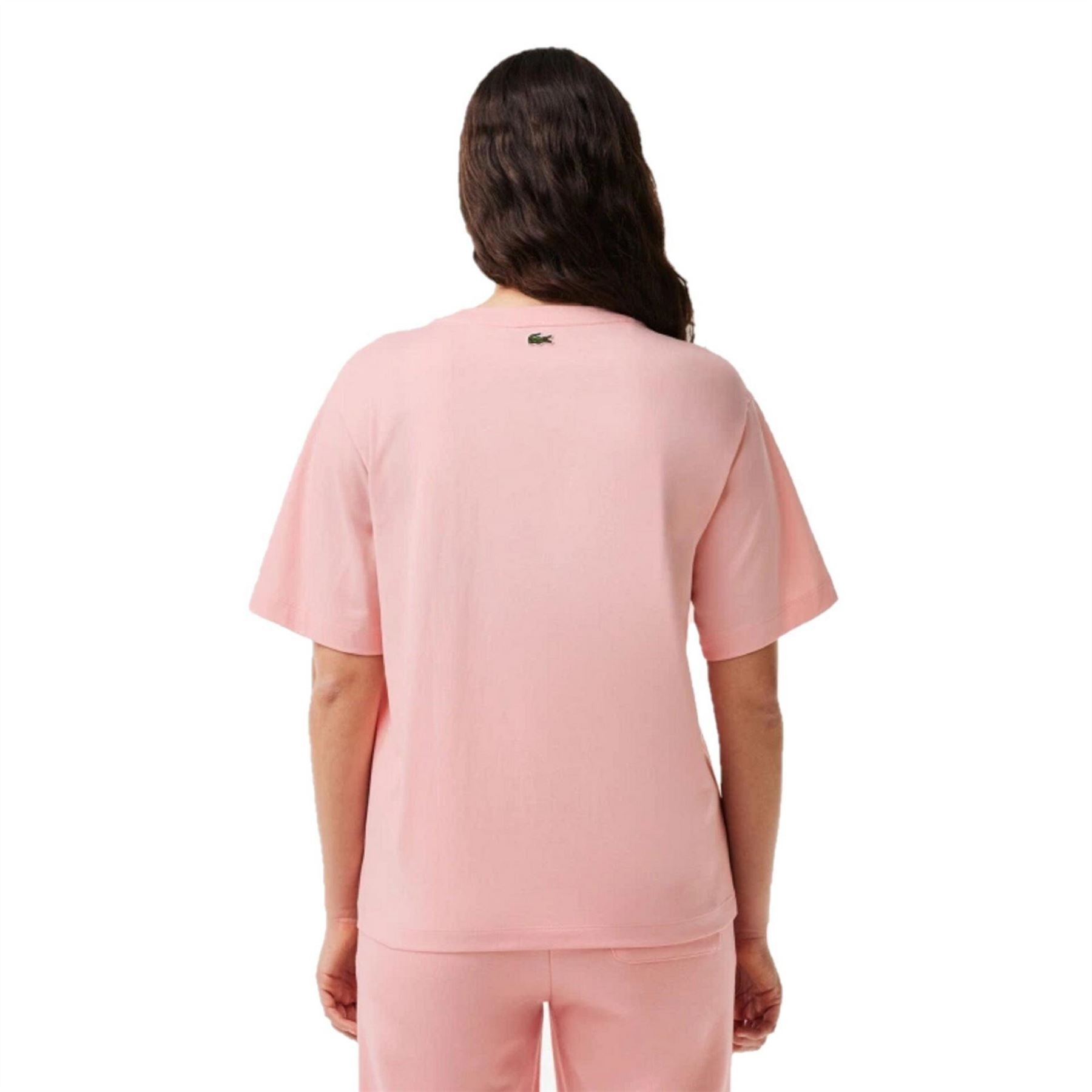 Lacoste Lettering Crew Neck Regular Fit T-Shirt