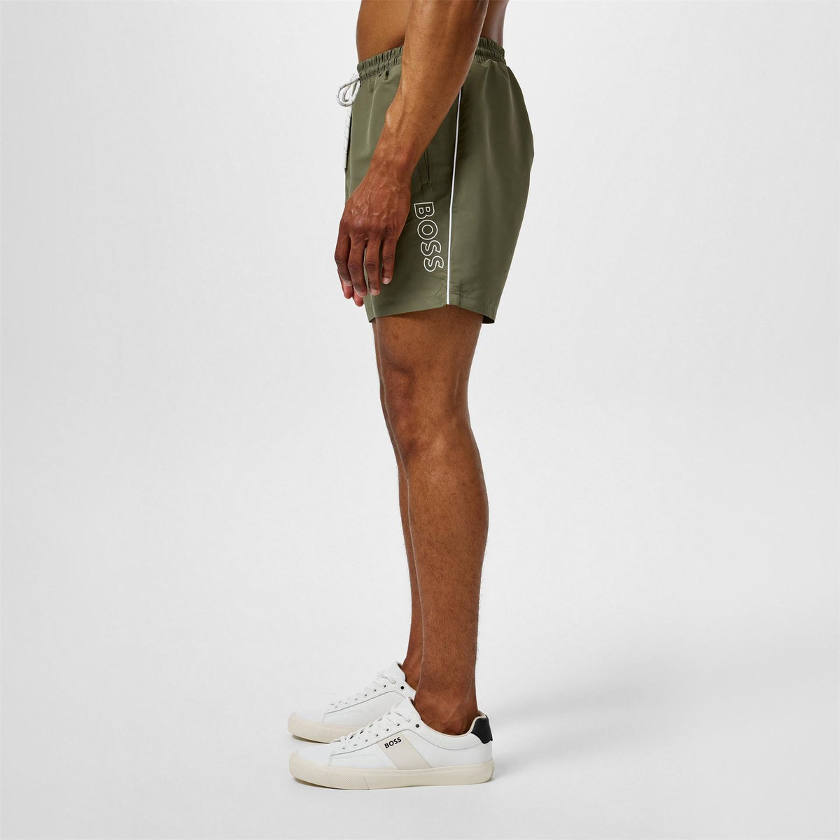 Boss Swim Shorts With Logo Detail (stormfish)
