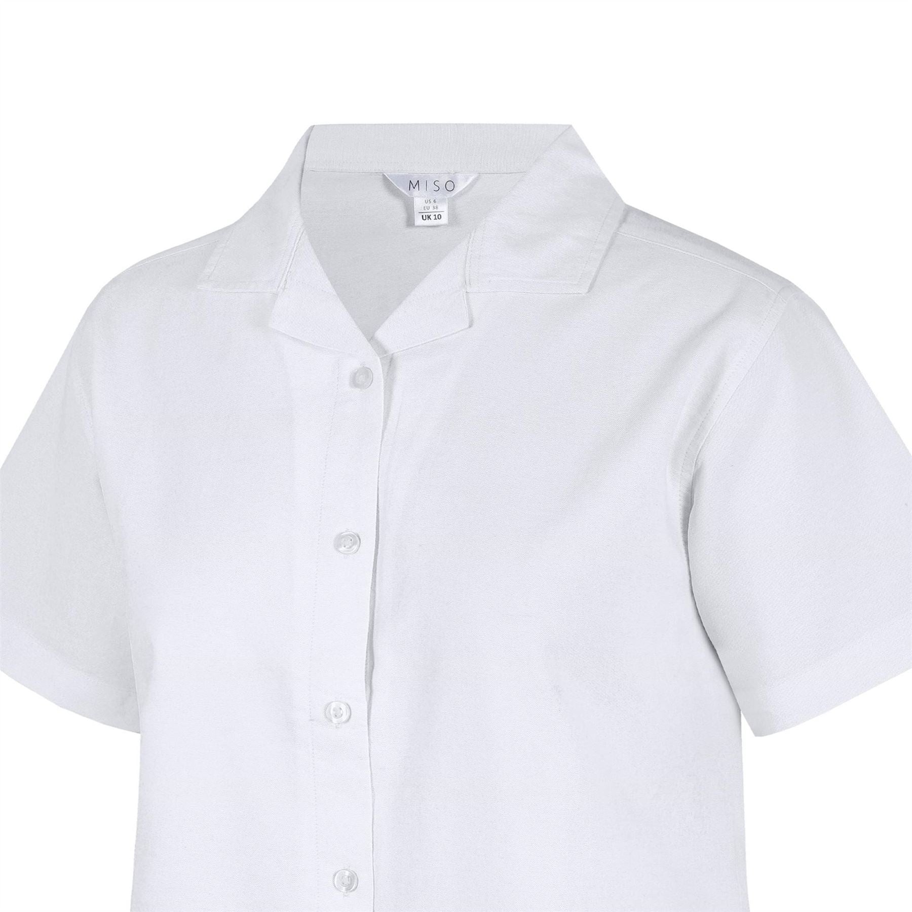 Miso Collared Neck Short Sleeve Shirt Casual Set