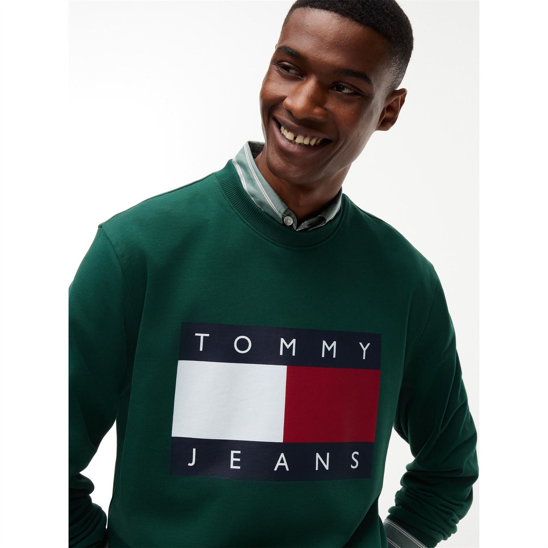 Tommy Jeans Reg Big Flag Crew