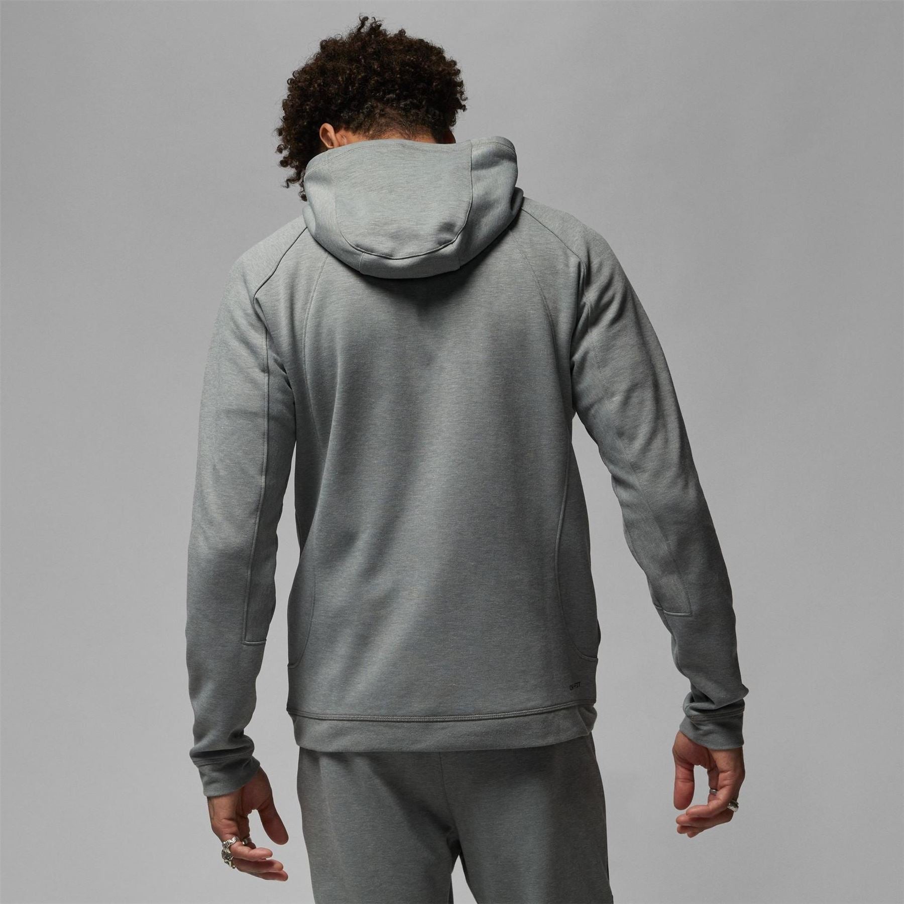 Air Jordan Mens Jordan Dri Fit Sport Air Fleece Full Zip Hoodie