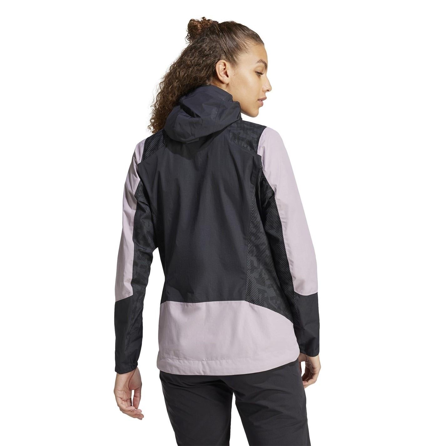 adidas Hybrid Waterproof Adjustable Rain Anorak