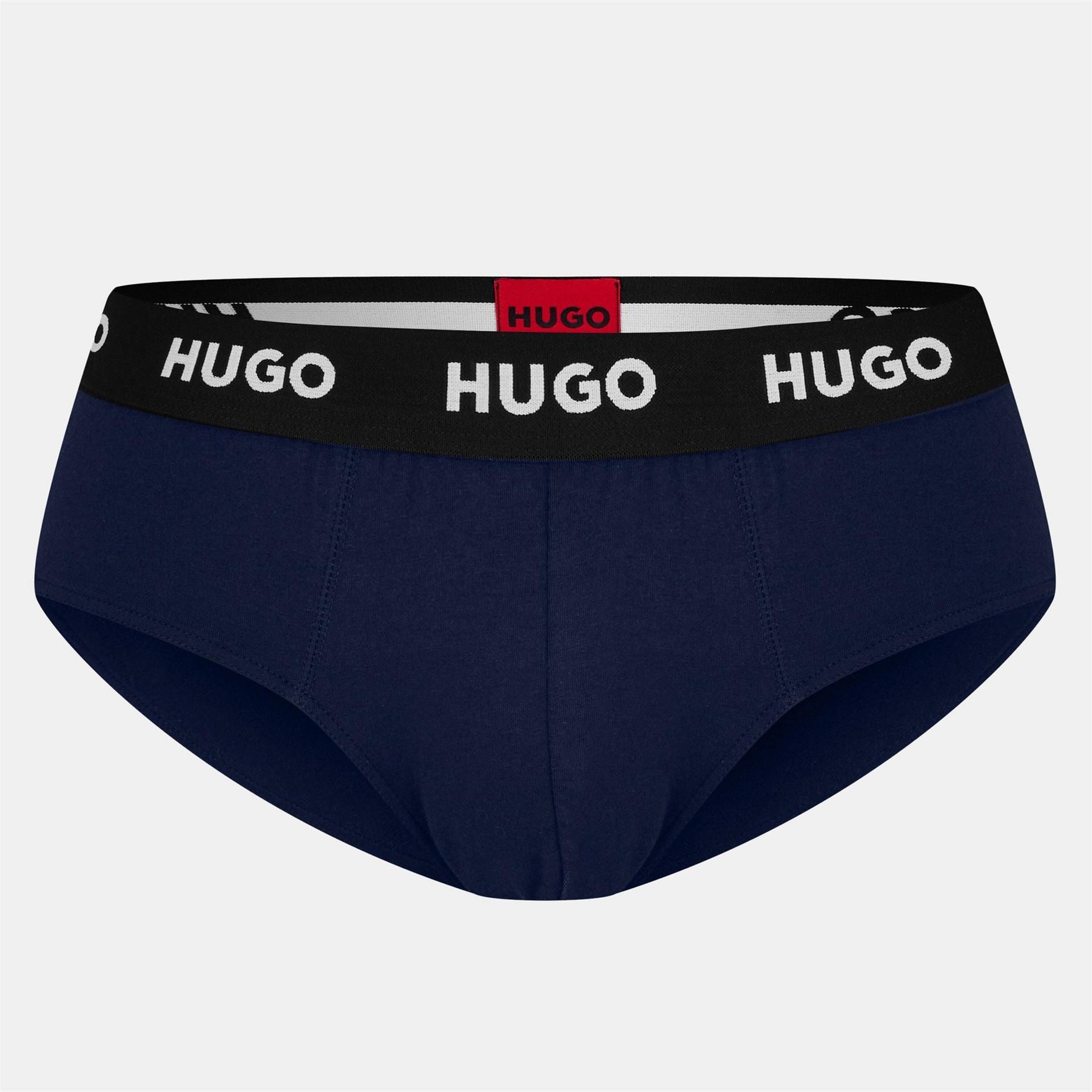 Hugo 3 Pack Cotton Logo Briefs