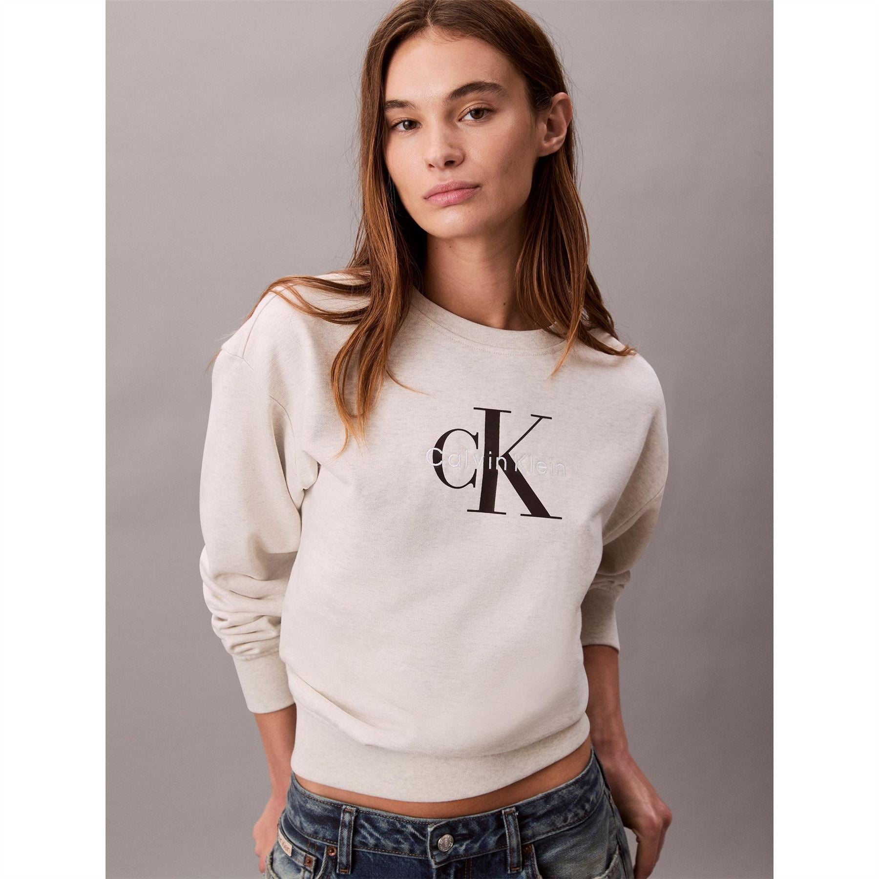 Calvin Klein Jeans Crew Neck Long Sleeve Sweatshirt