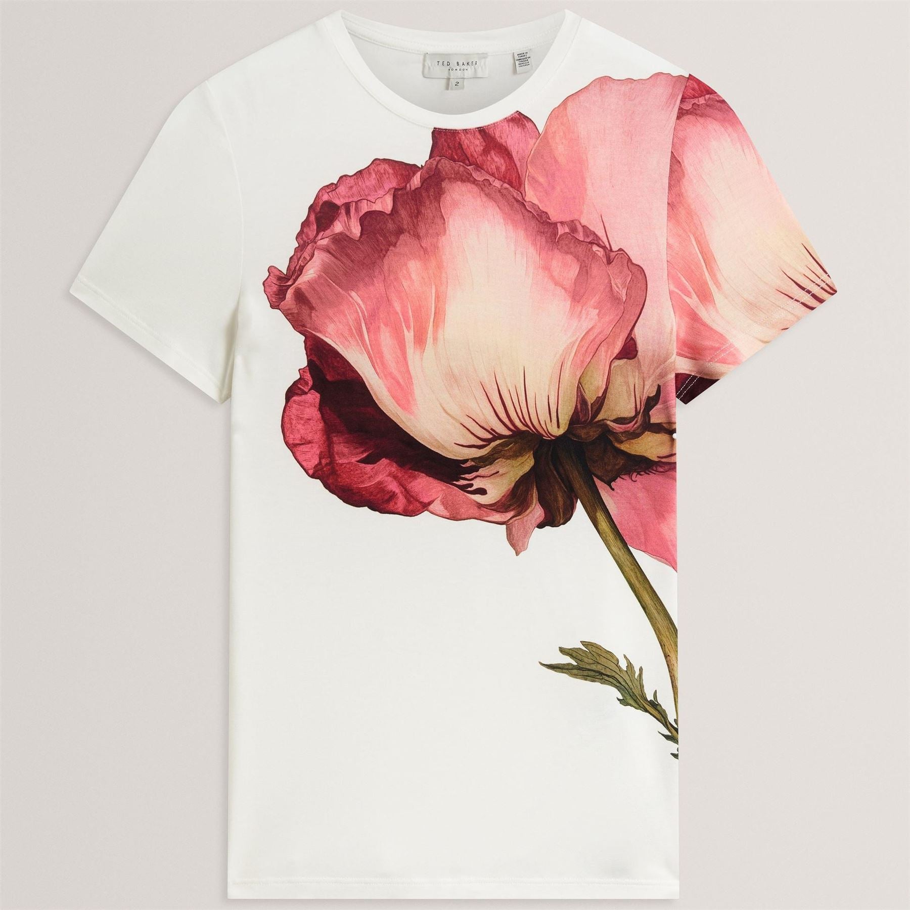 Ted Baker Ss Print Fittedt
