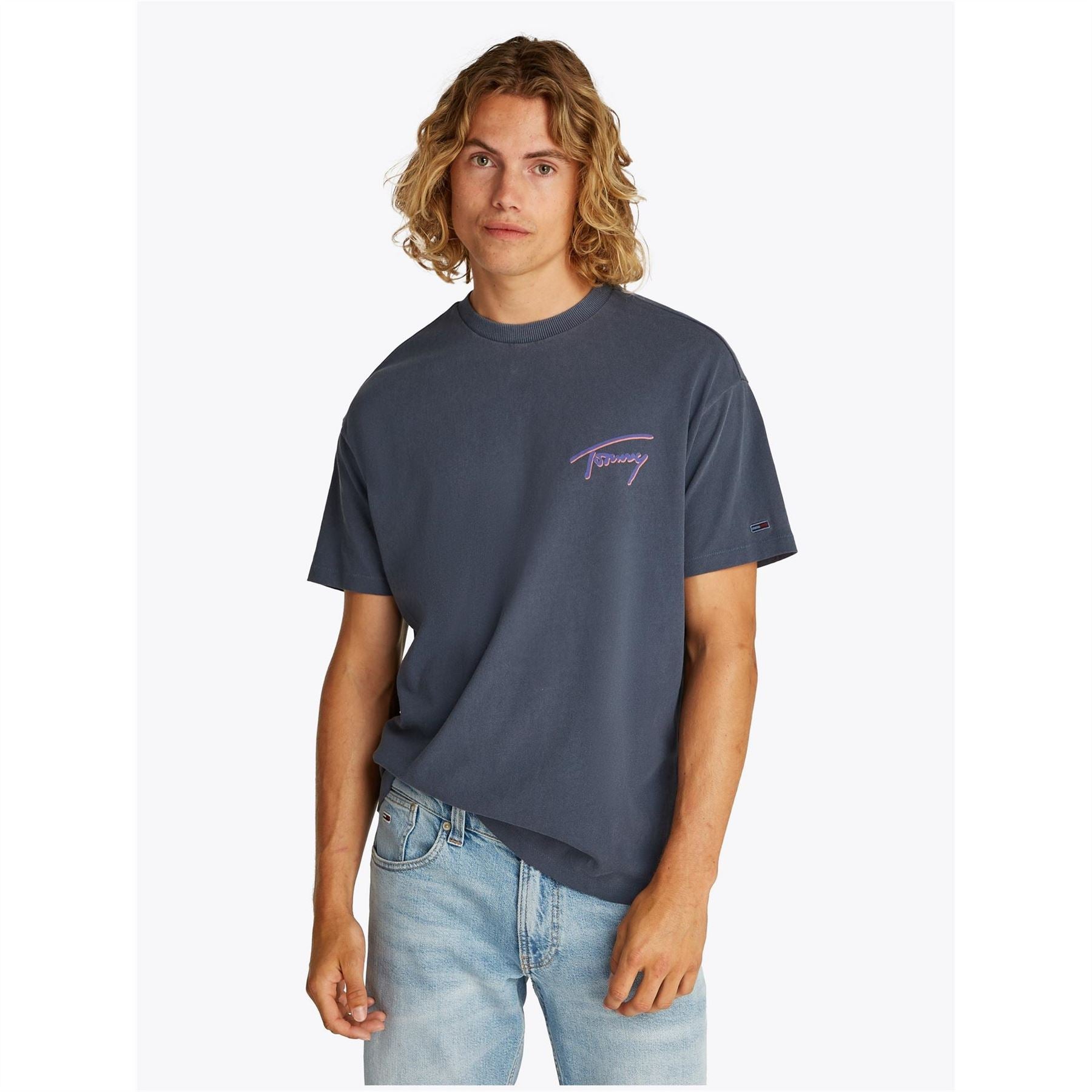 Tommy Jeans Timmy Regular Fit Lettering Graphic T-Shirt