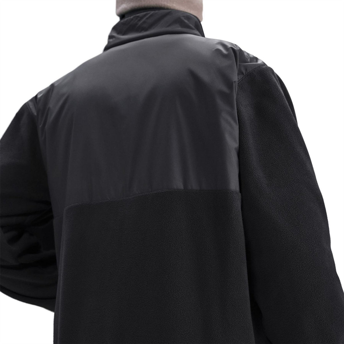 Nike Solid Patterned Full Zipper Sweat Jacket with Zipped Pocket